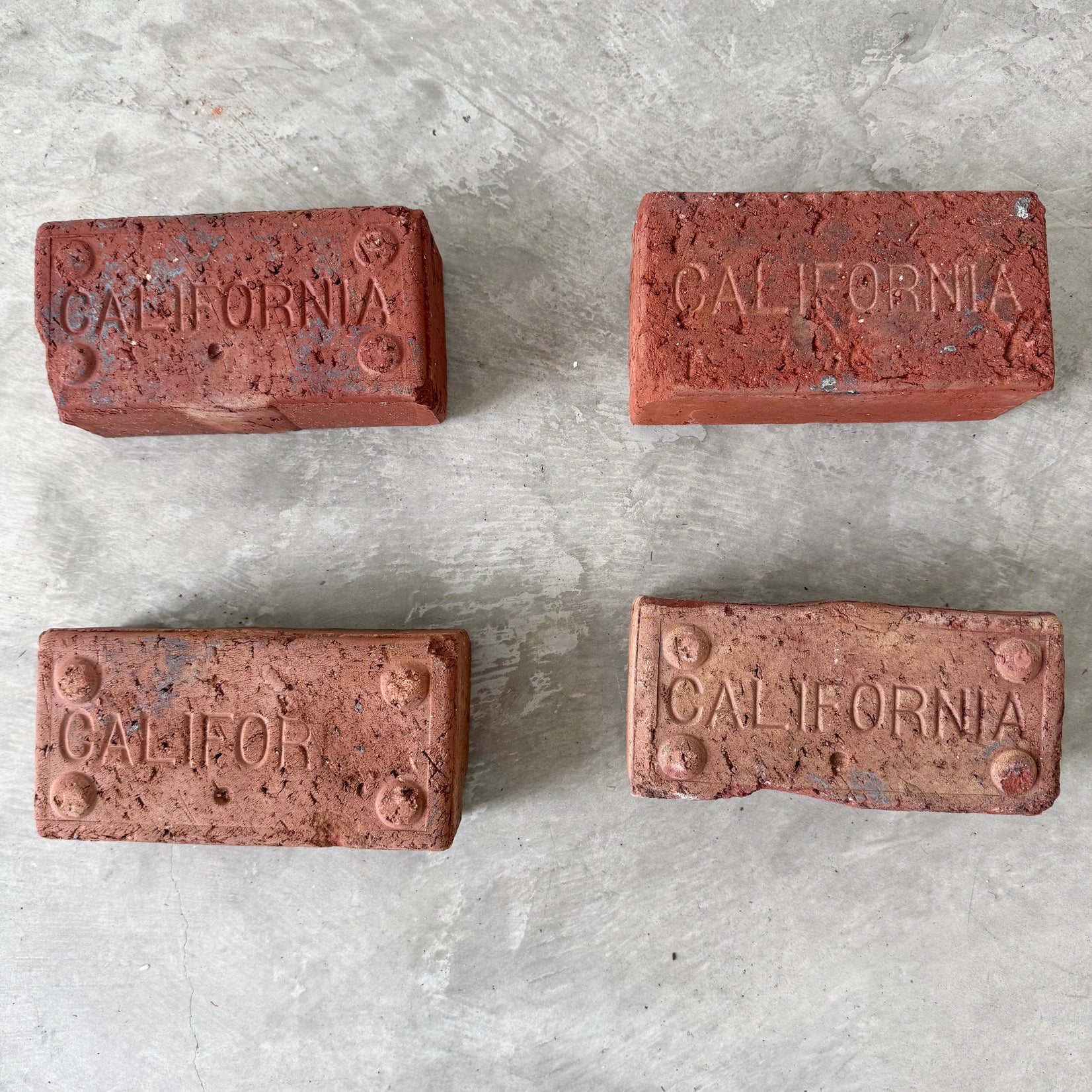Early 1900's California Bricks