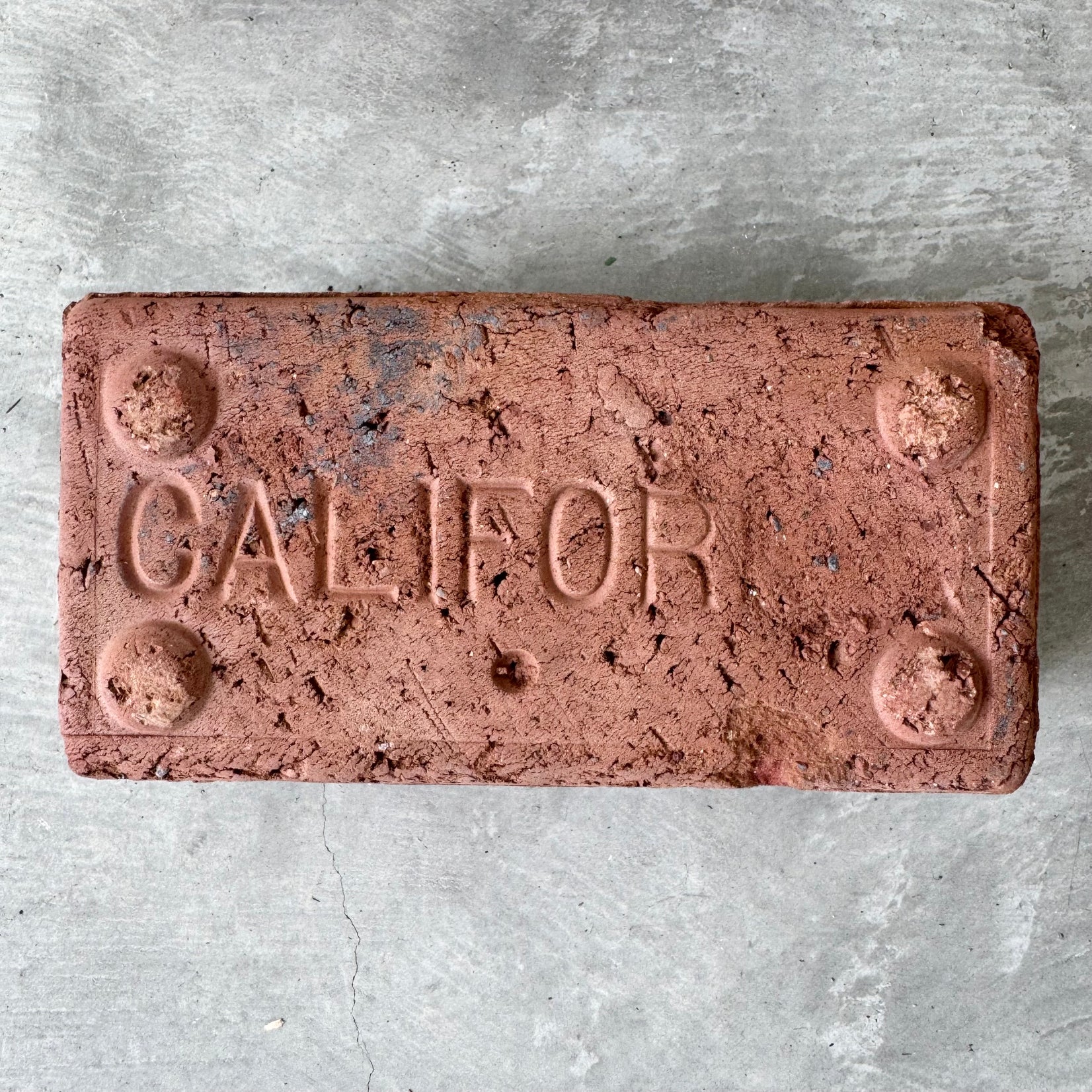 Early 1900's California Bricks