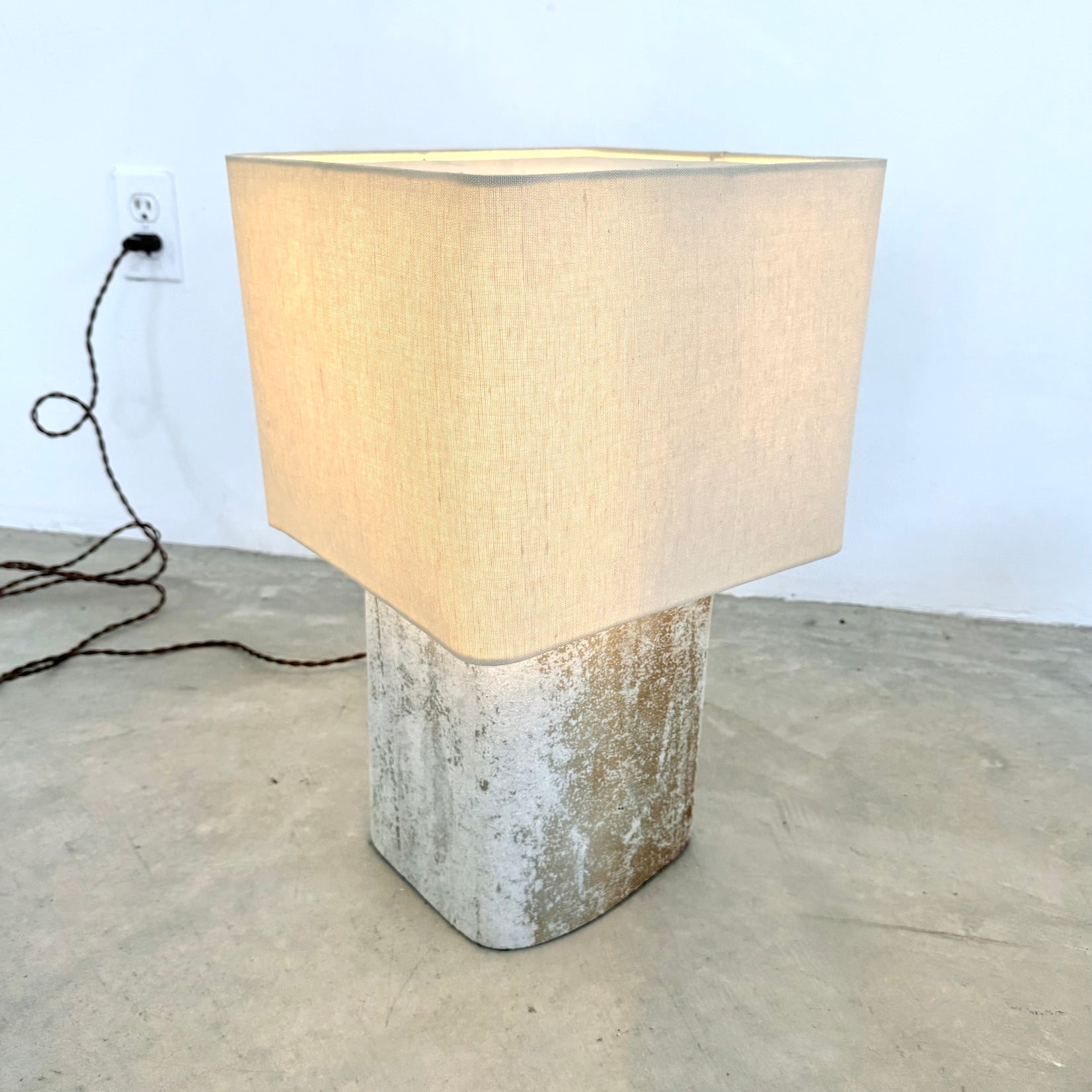 Concrete Table Lamp