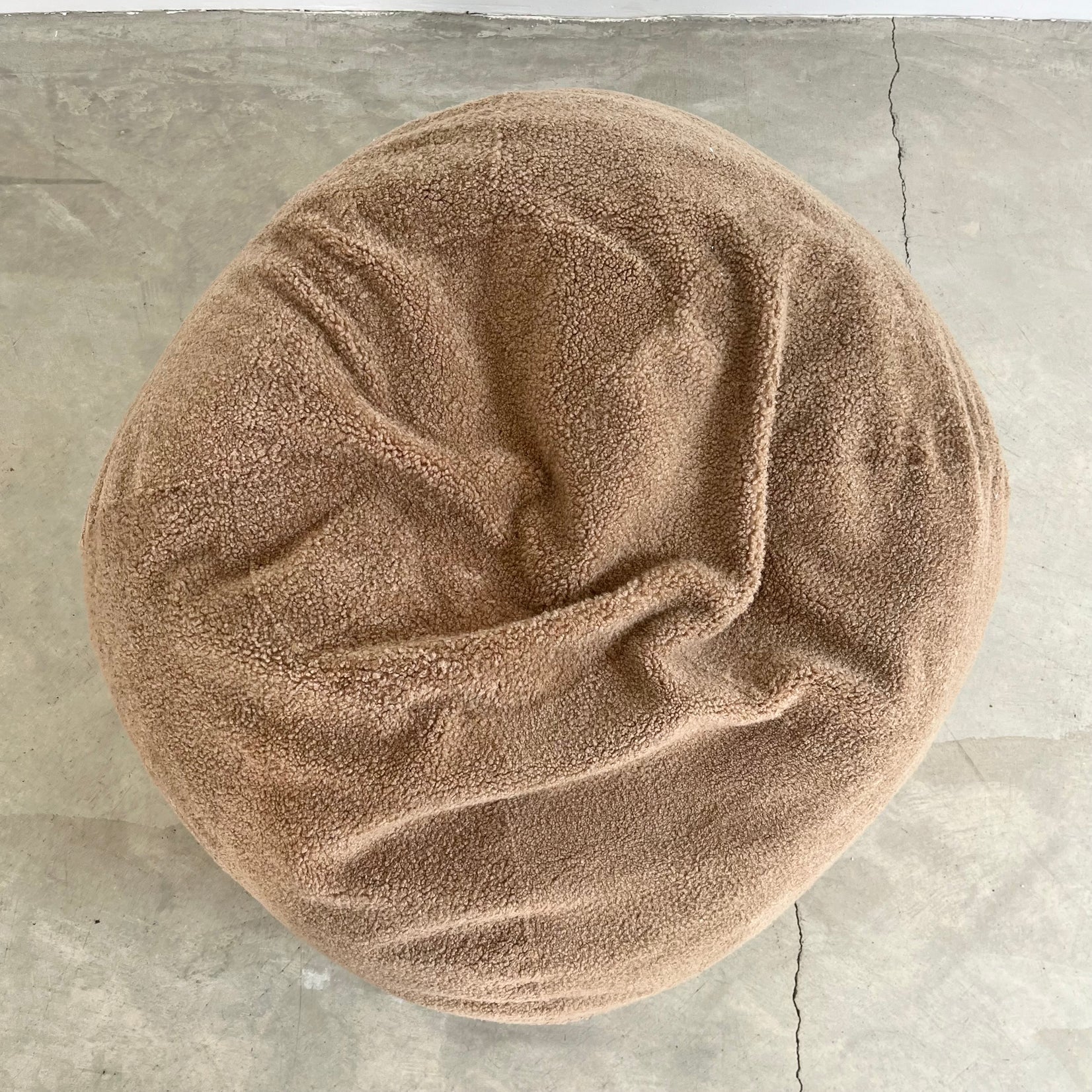 Brown Shearling Bean Bag by MERIT Los Angeles, 2026