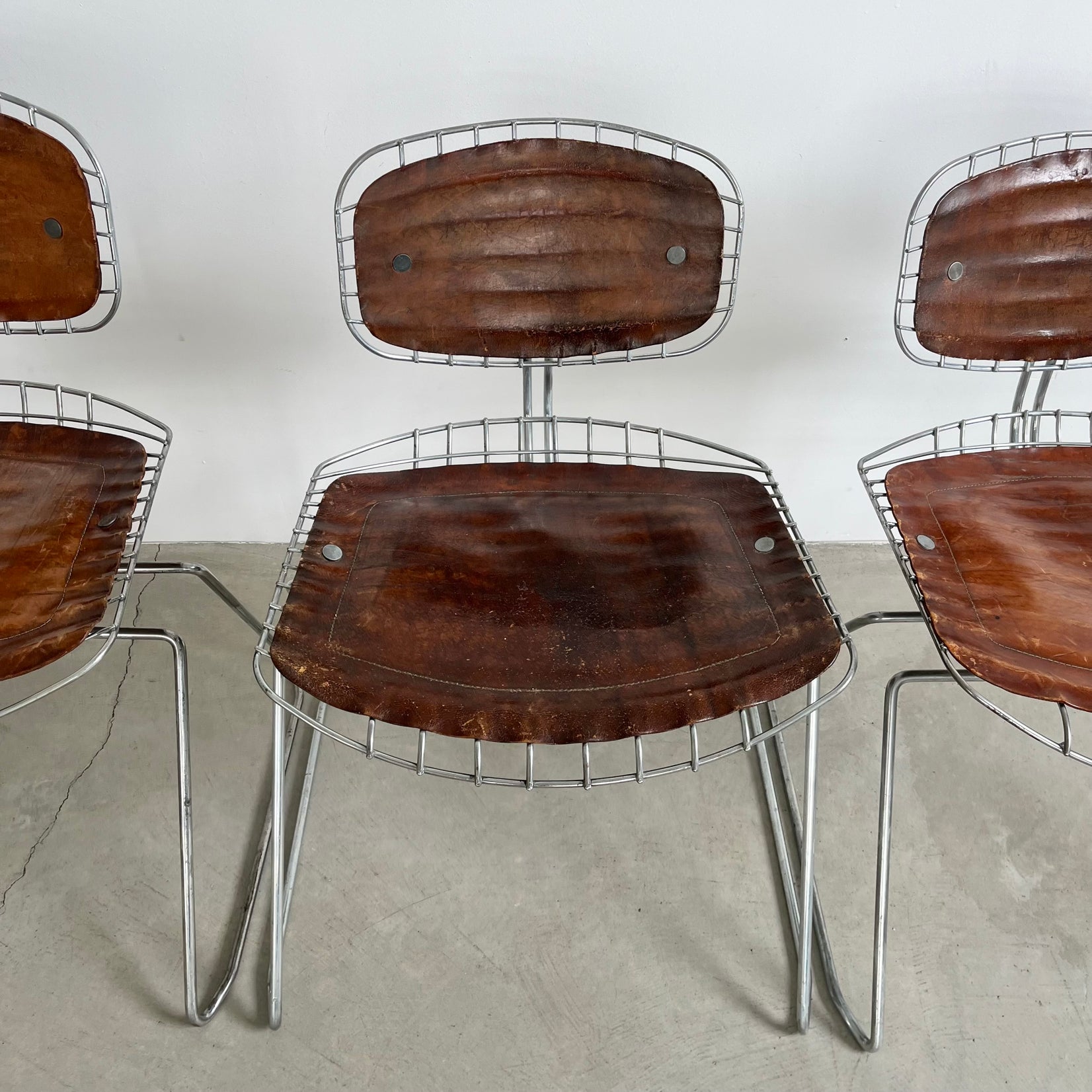Set of 8 Beaubourg Pompidou Chairs by Cadestin and Laurent, 1970s France