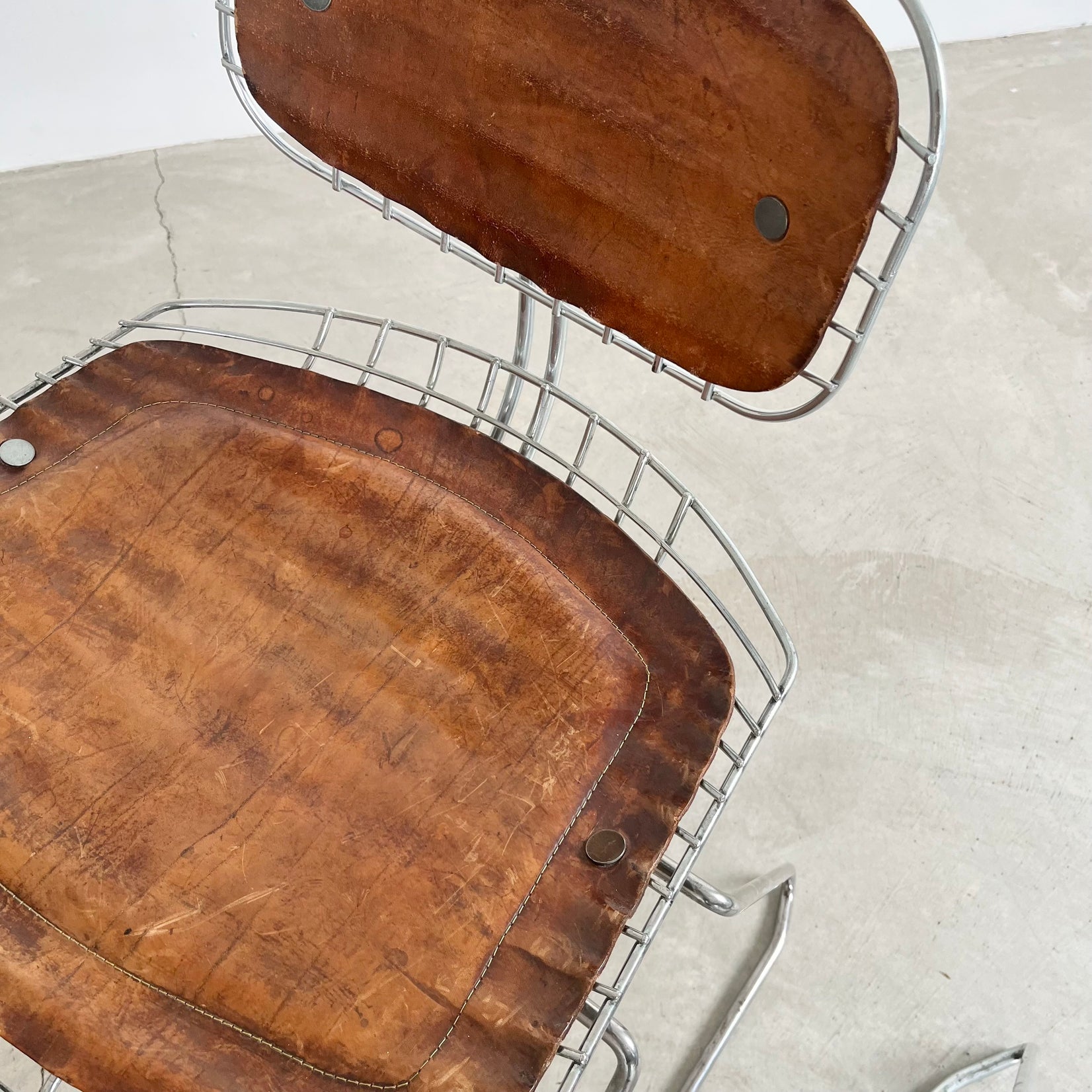 Set of 8 Beaubourg Pompidou Chairs by Cadestin and Laurent, 1970s France