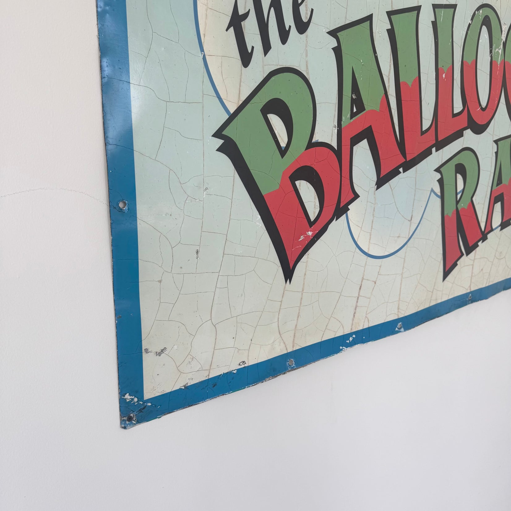 Hot Air Balloon Race Metal Sign