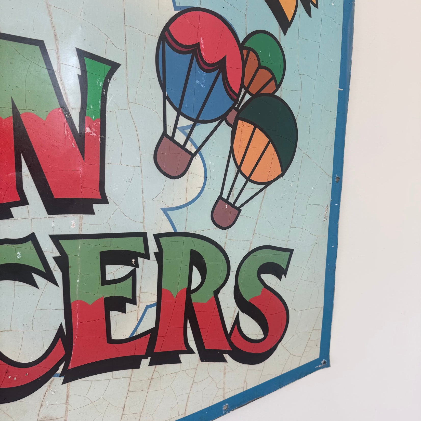 Hot Air Balloon Race Metal Sign