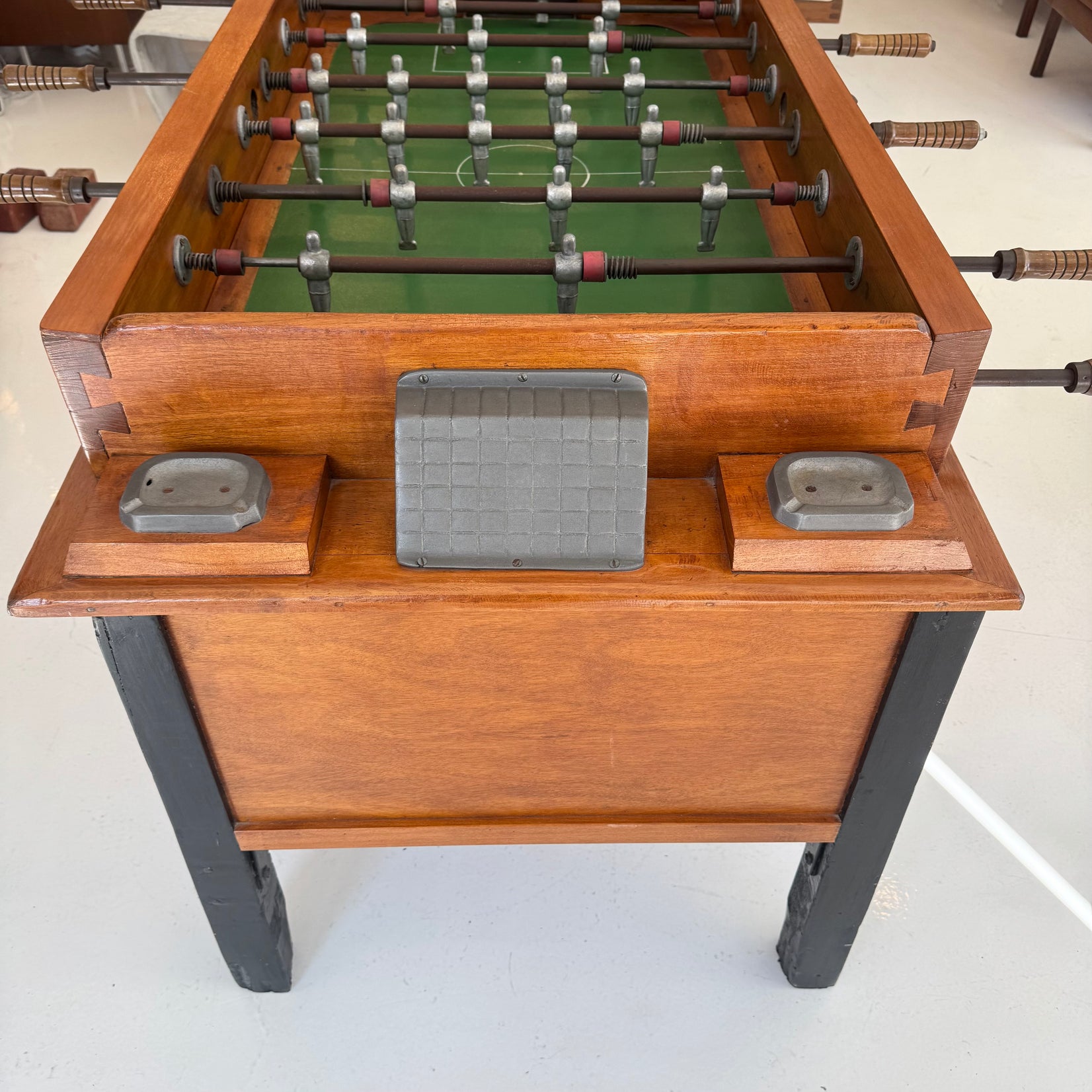 Wood and Zinc Foosball Table