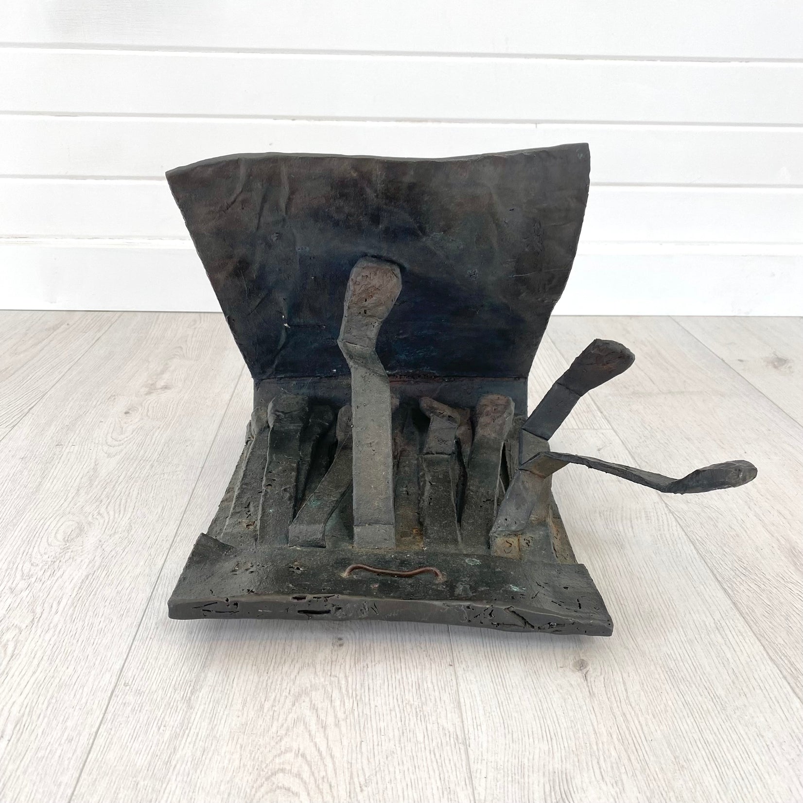 Bronze Matchbook Sculpture