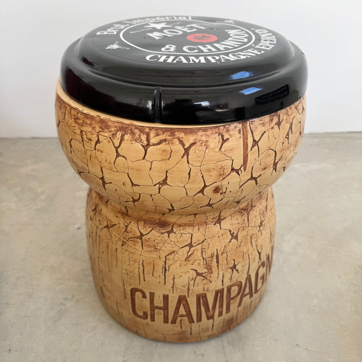 Giant Champagne Cooler and Stool