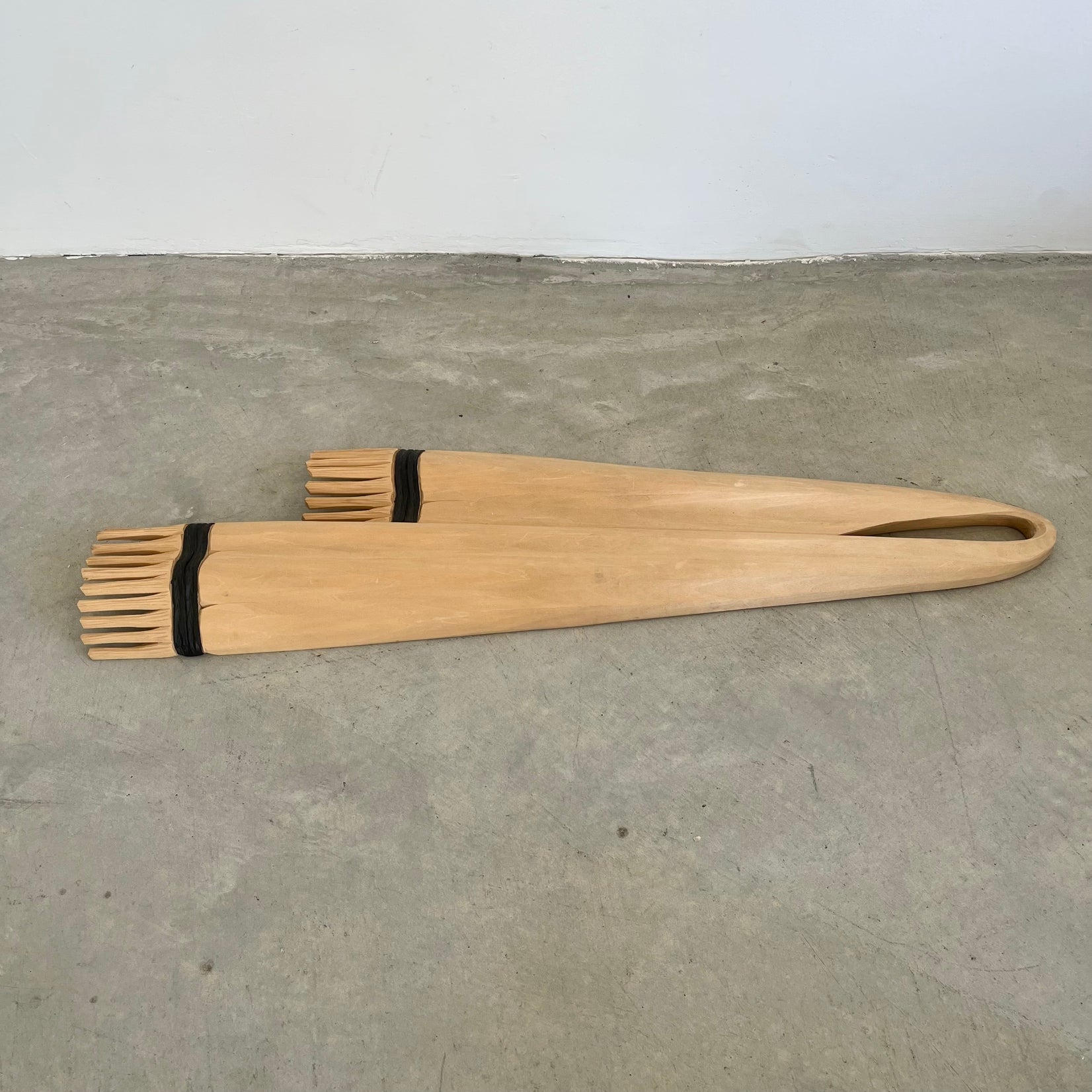 Trompe L'Oeil Carved Wood Scarf