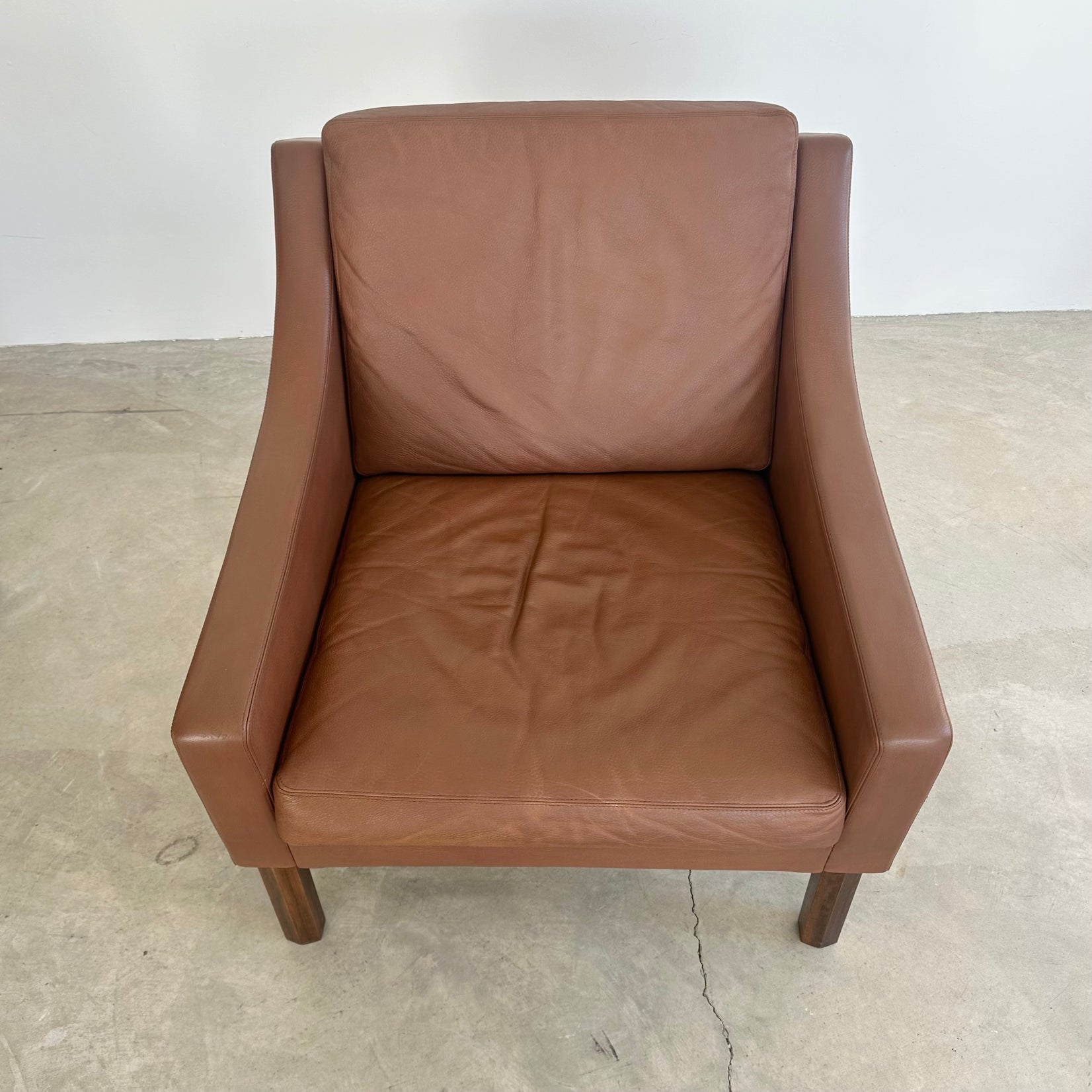 Chocolate Brown Leather Lounge Chairs