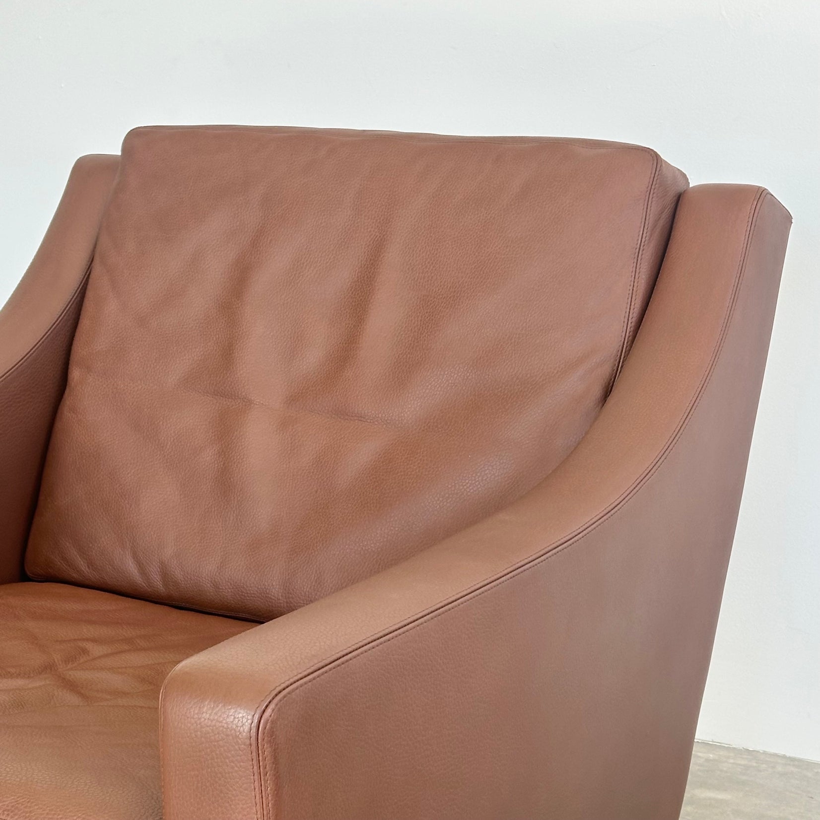 Chocolate Brown Leather Lounge Chairs