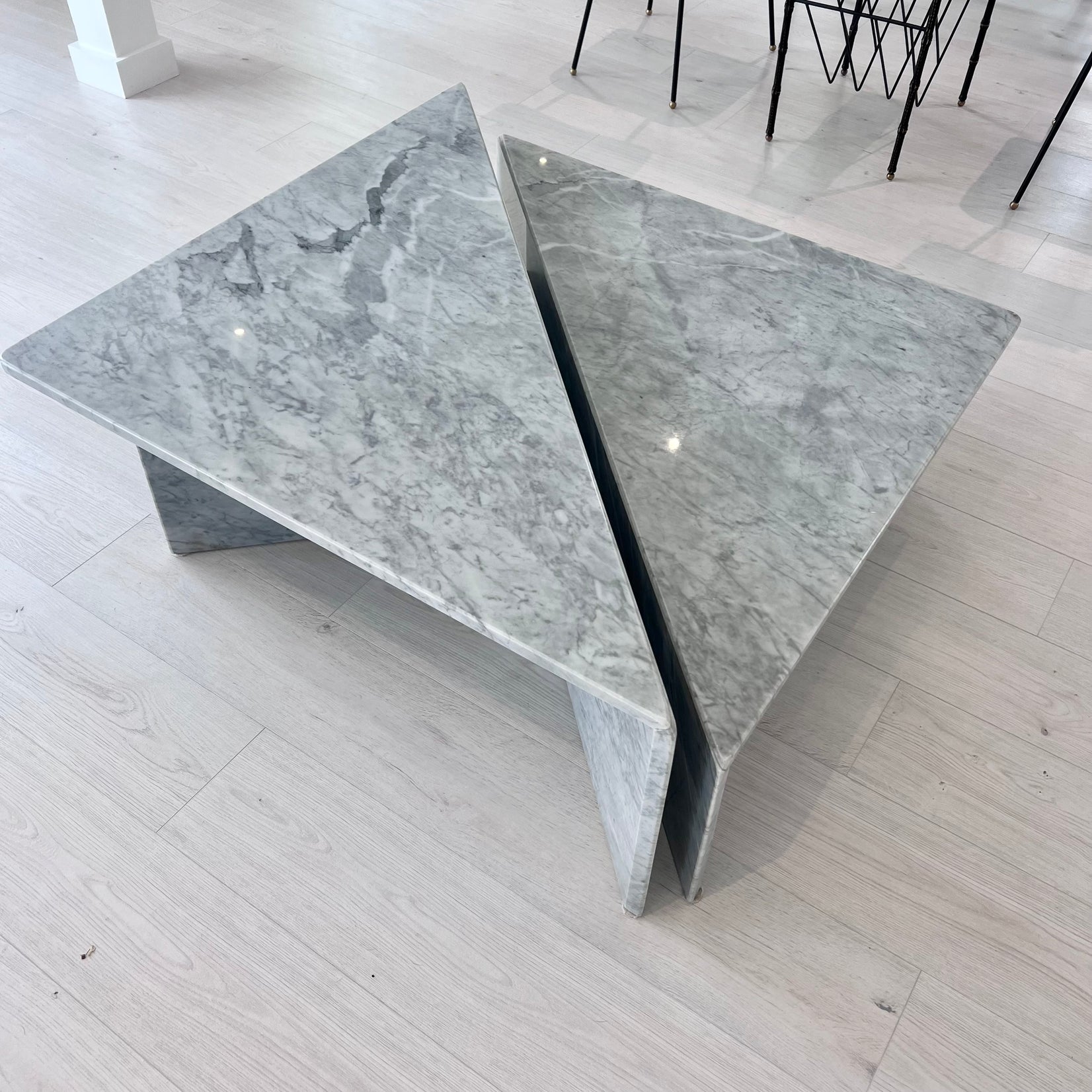 Marble 2 Piece Coffee Table, 1970s Italy