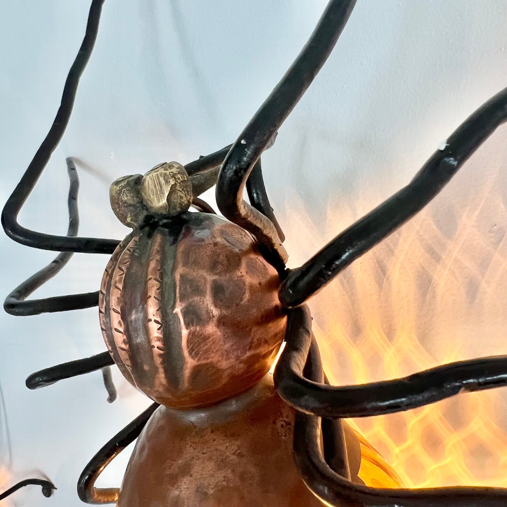 Copper Spider Sconce, 1960s Italy