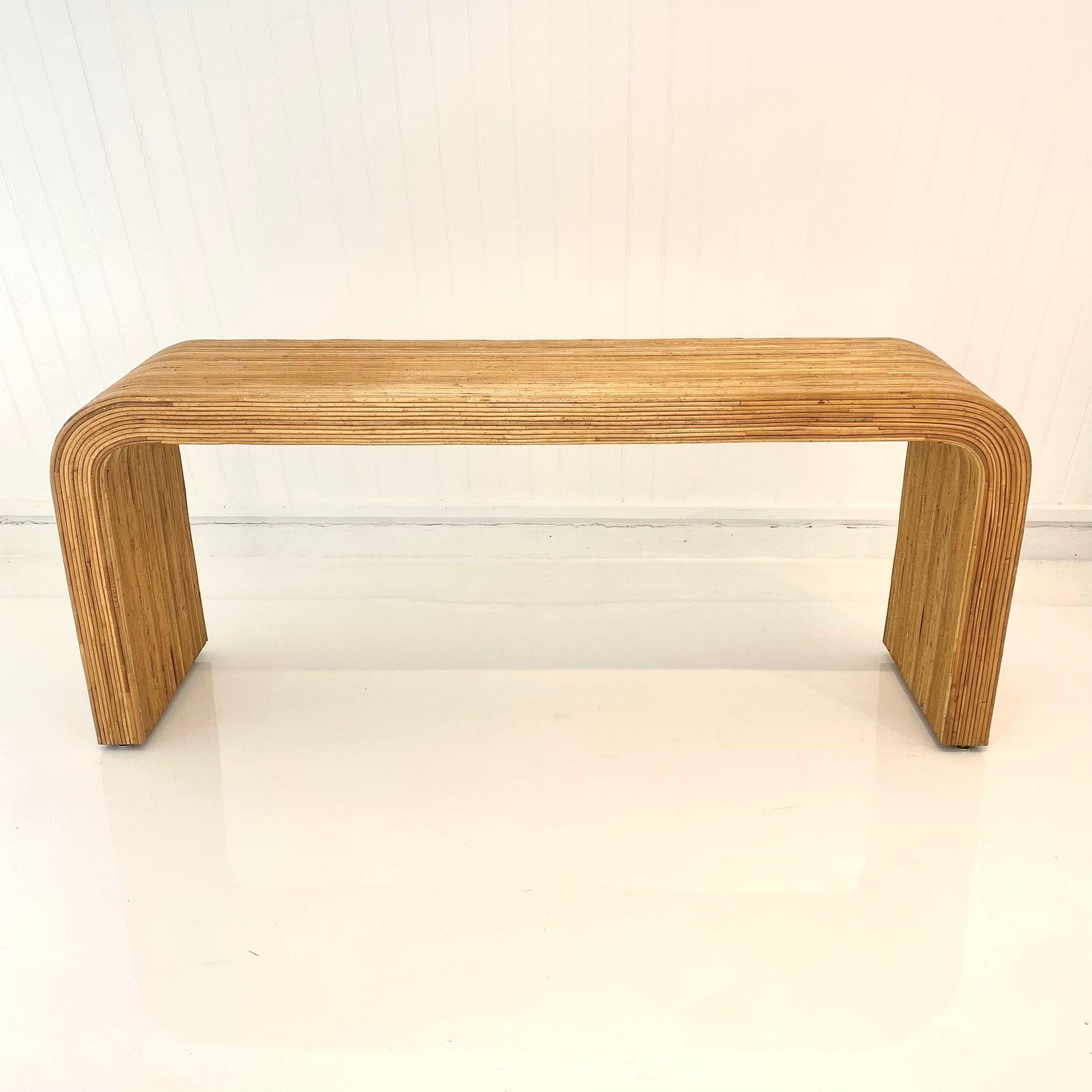 Pencil Reed Waterfall Console