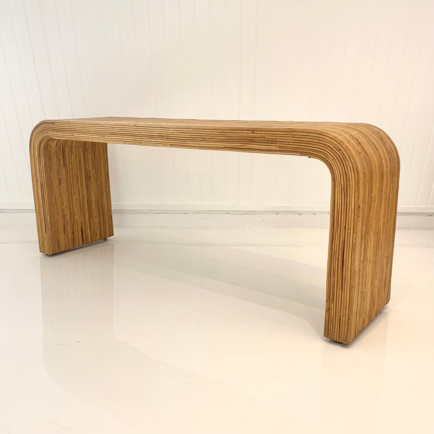 Pencil Reed Waterfall Console