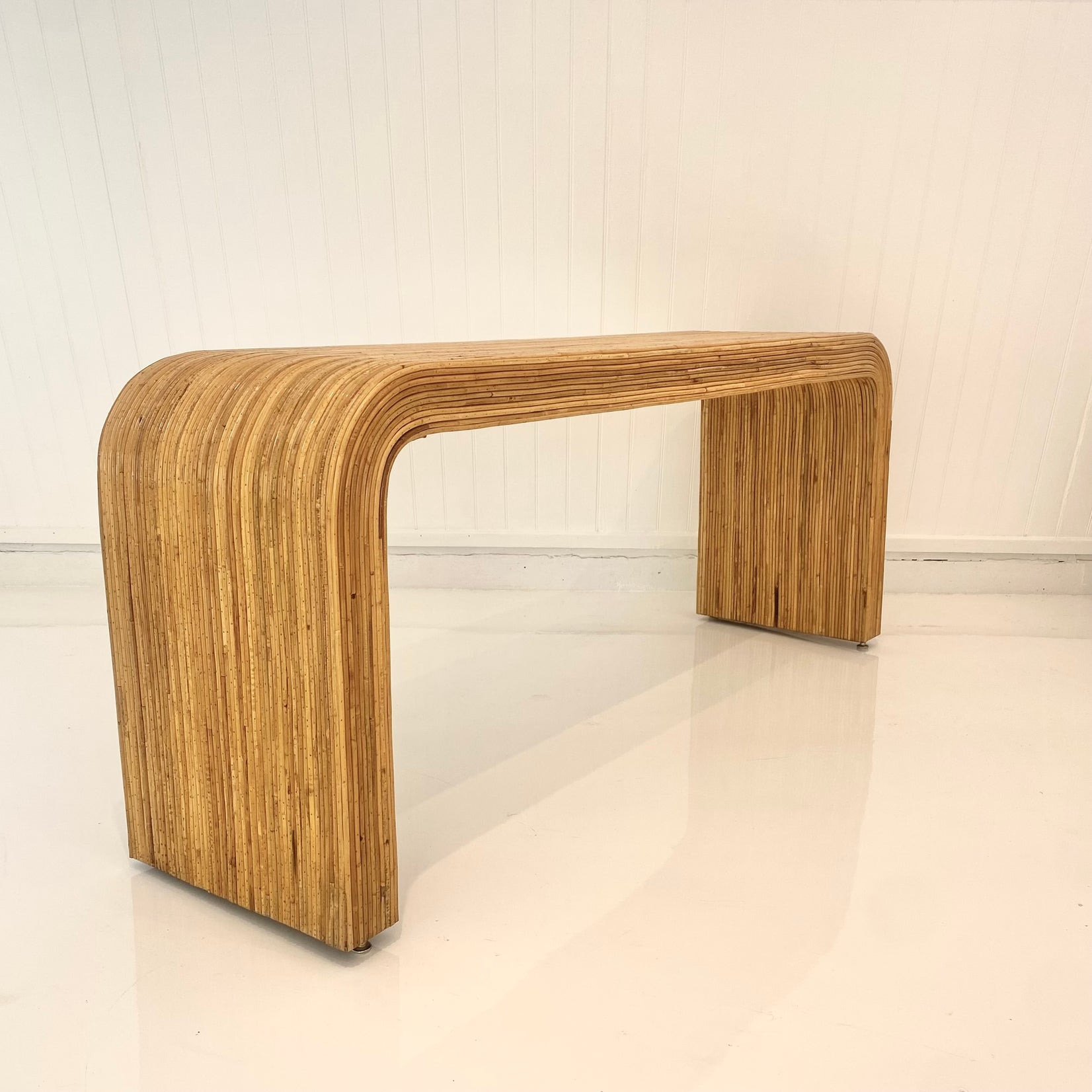 Pencil Reed Waterfall Console