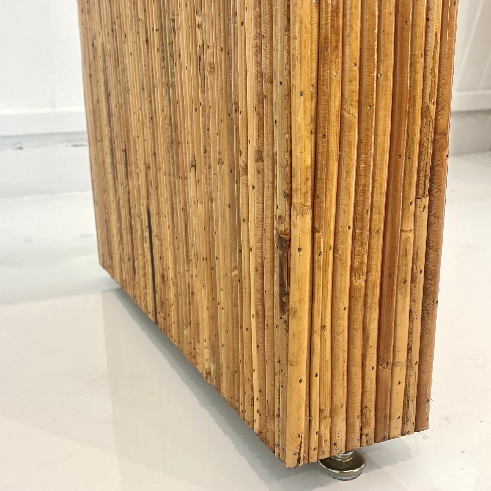 Pencil Reed Waterfall Console