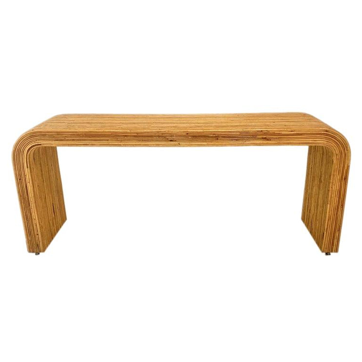 Pencil Reed Waterfall Console