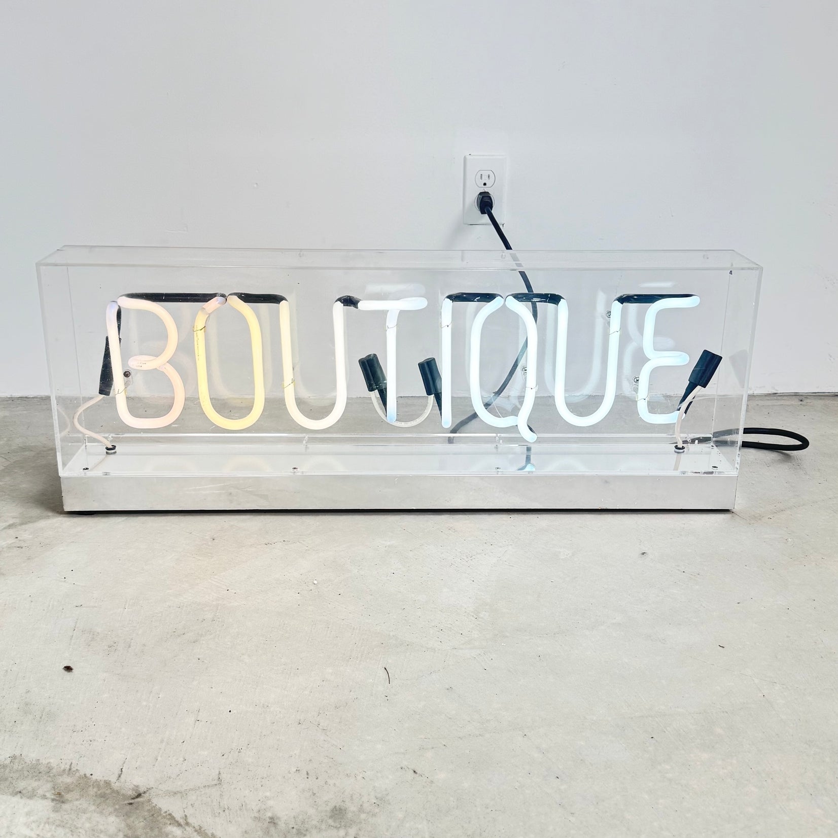 Neon Boutique Sign