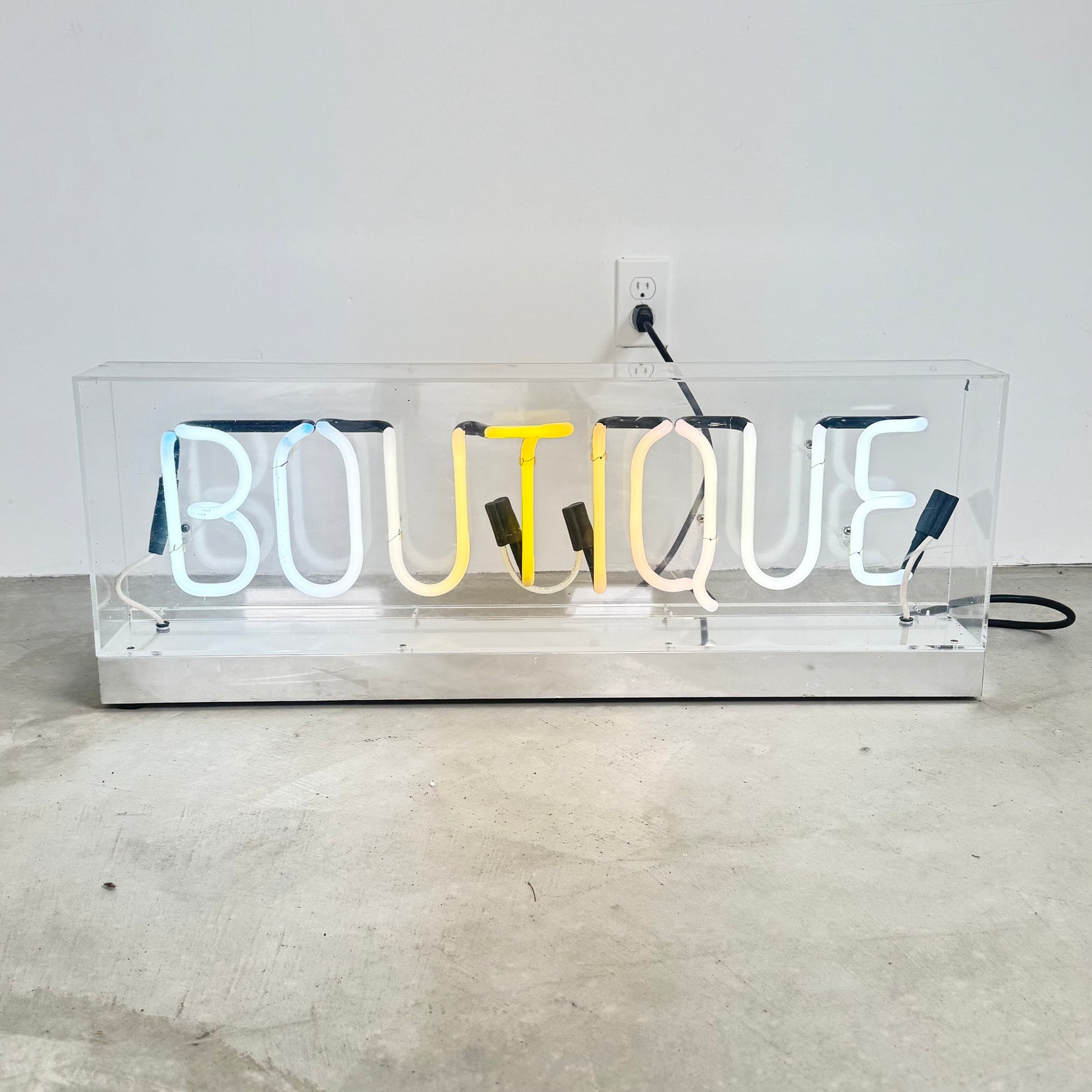 Neon Boutique Sign