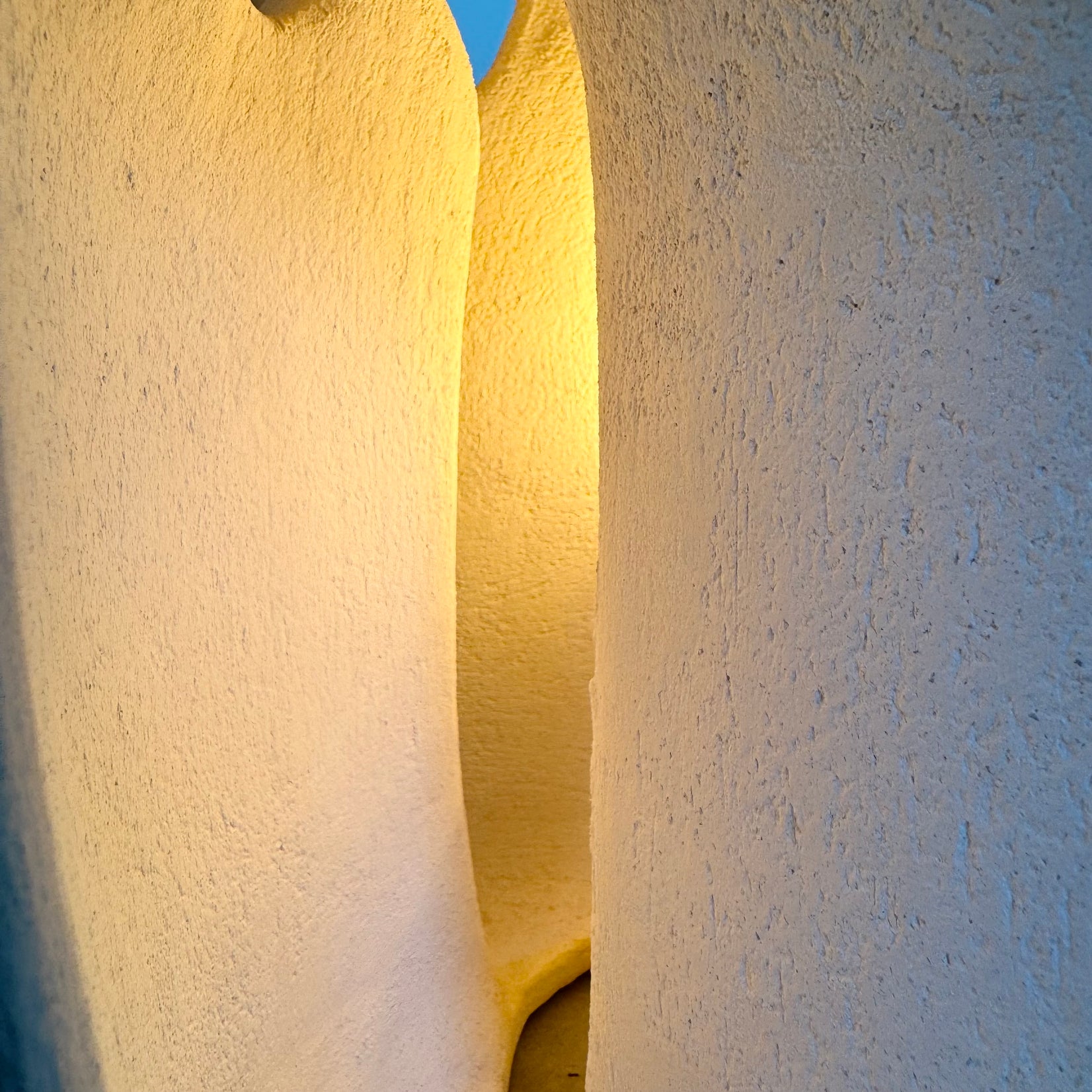 Sculptural Concrete Lamp and Side Table
