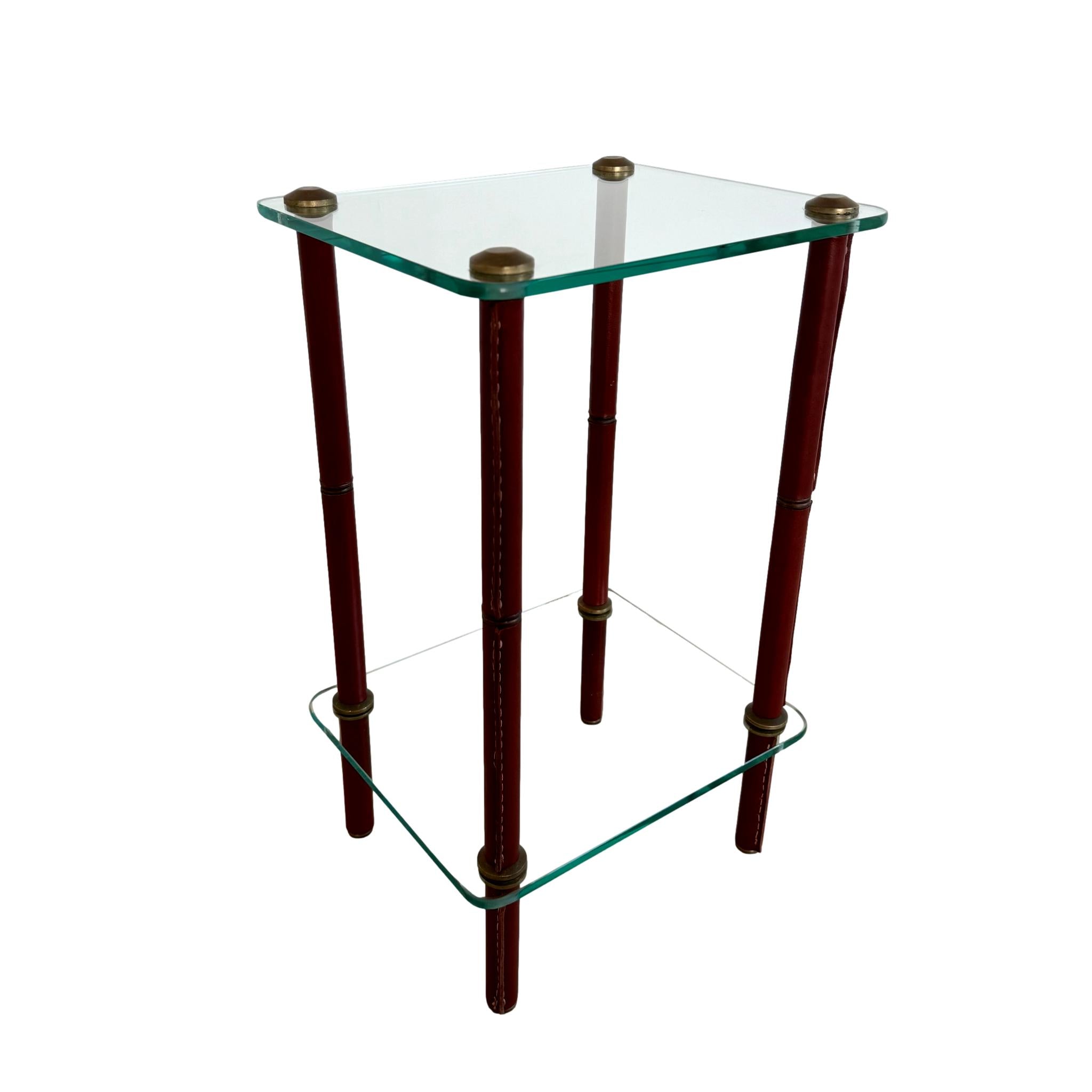 Jacques Adnet Side Table, 1950's France