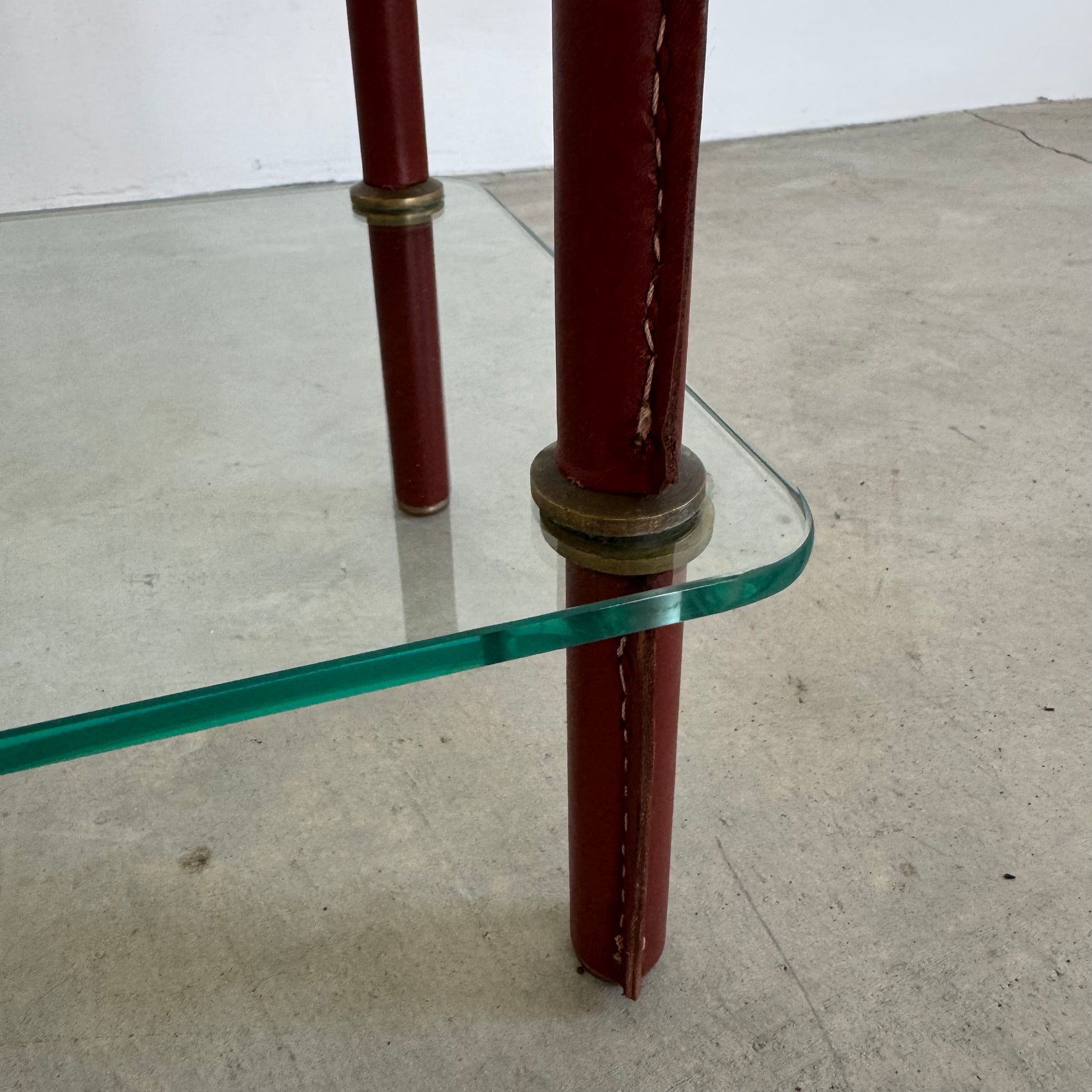 Jacques Adnet Side Table, 1950's France