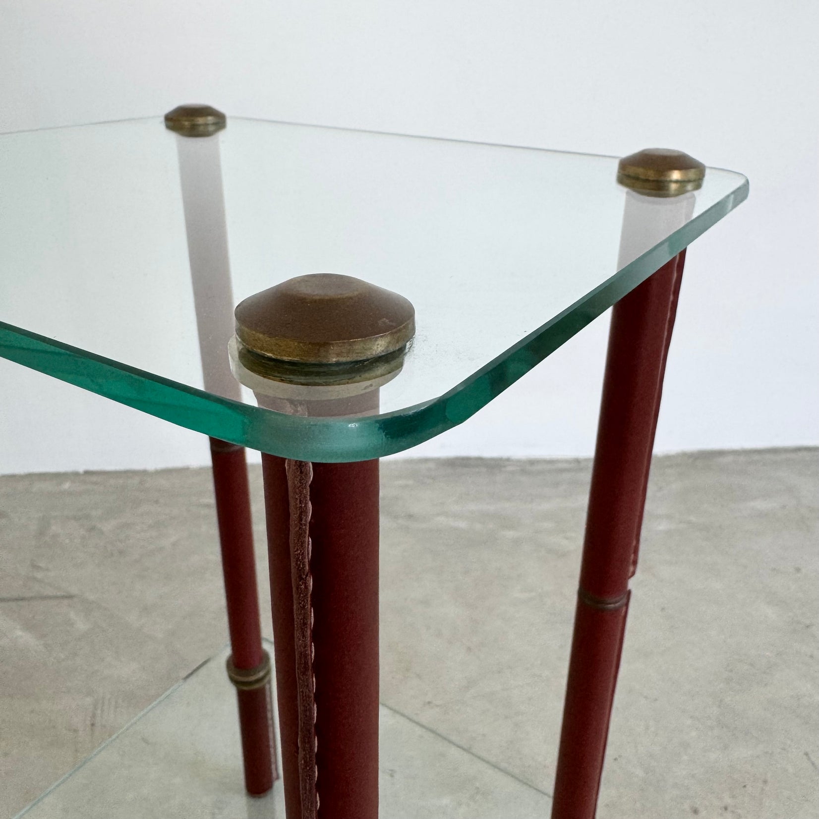Jacques Adnet Side Table, 1950's France