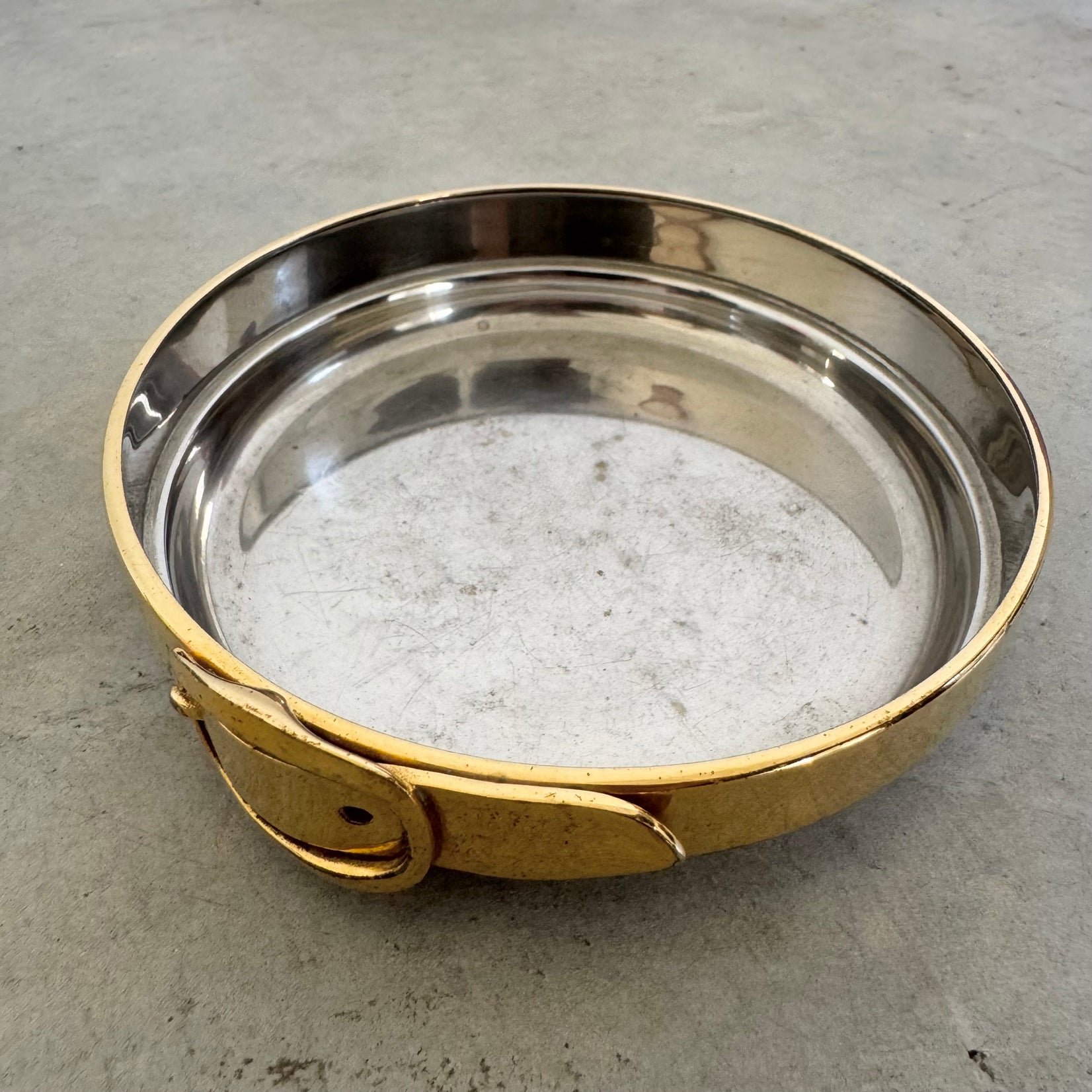 Hermes Belt Buckle Catchall, 1960s France
