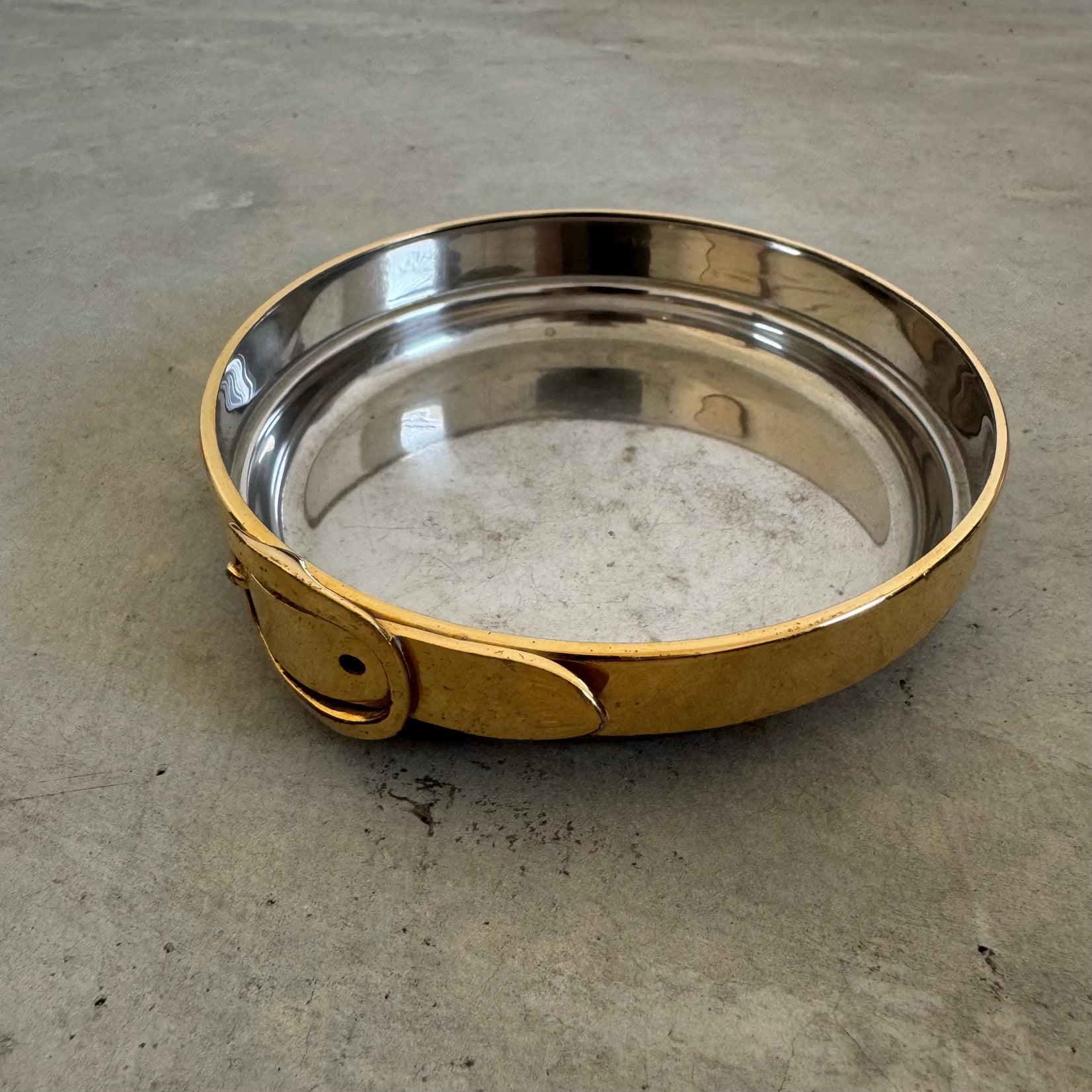 Hermes Belt Buckle Catchall, 1960s France