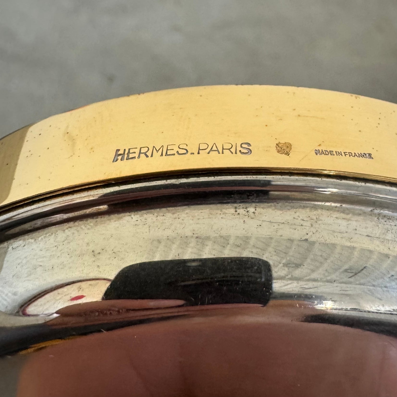 Hermes Belt Buckle Catchall, 1960s France