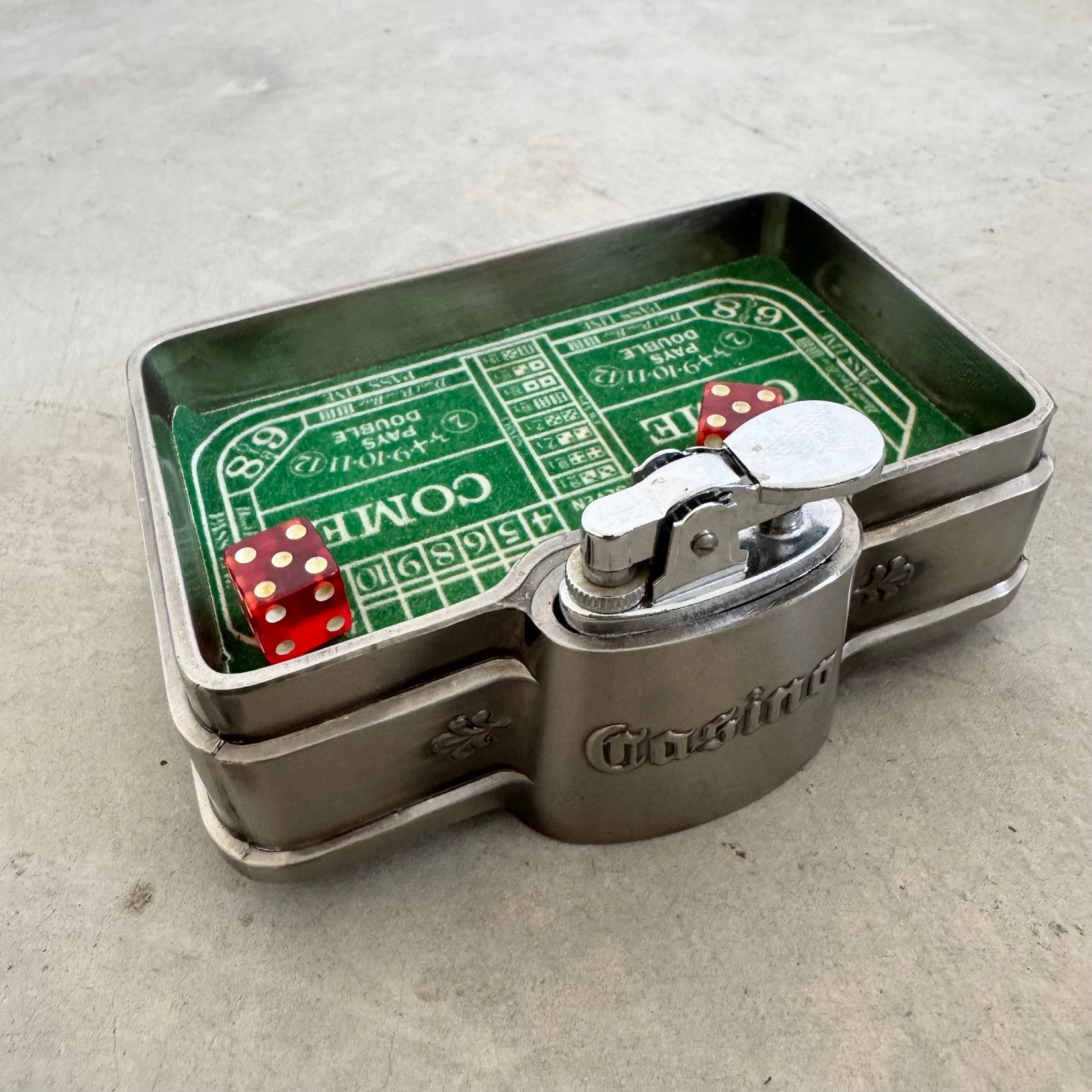 Craps Casino Table Lighter, 1980's Japan