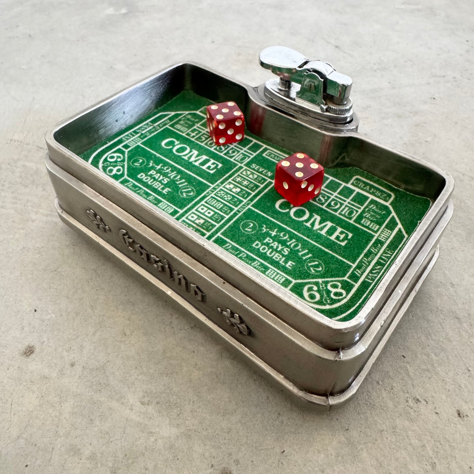 Craps Casino Table Lighter, 1980's Japan
