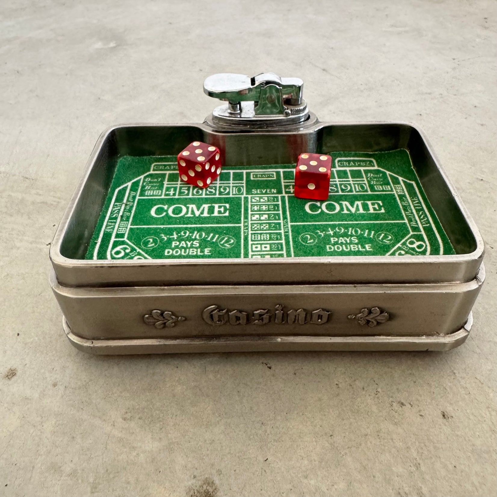 Craps Casino Table Lighter, 1980's Japan