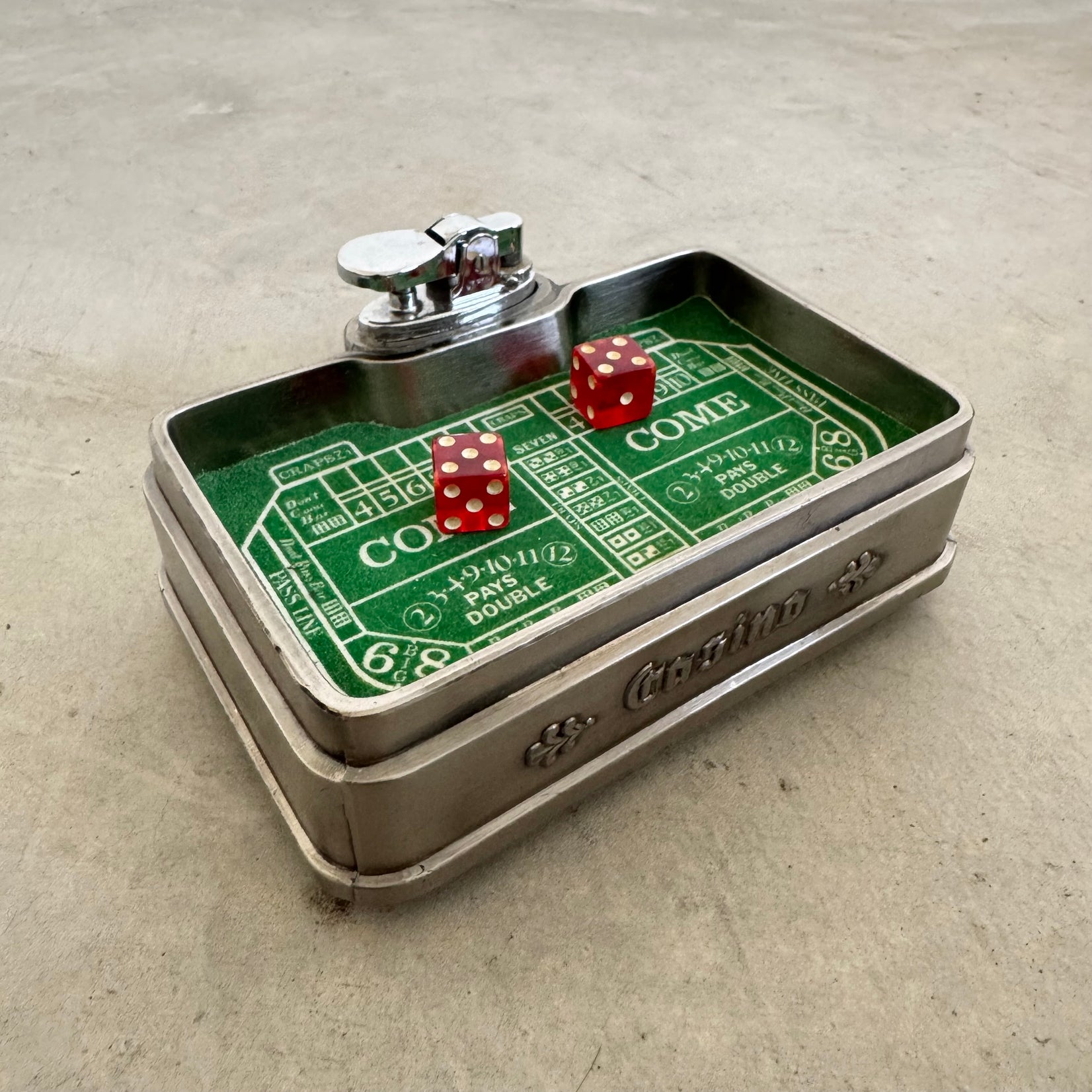 Craps Casino Table Lighter, 1980's Japan