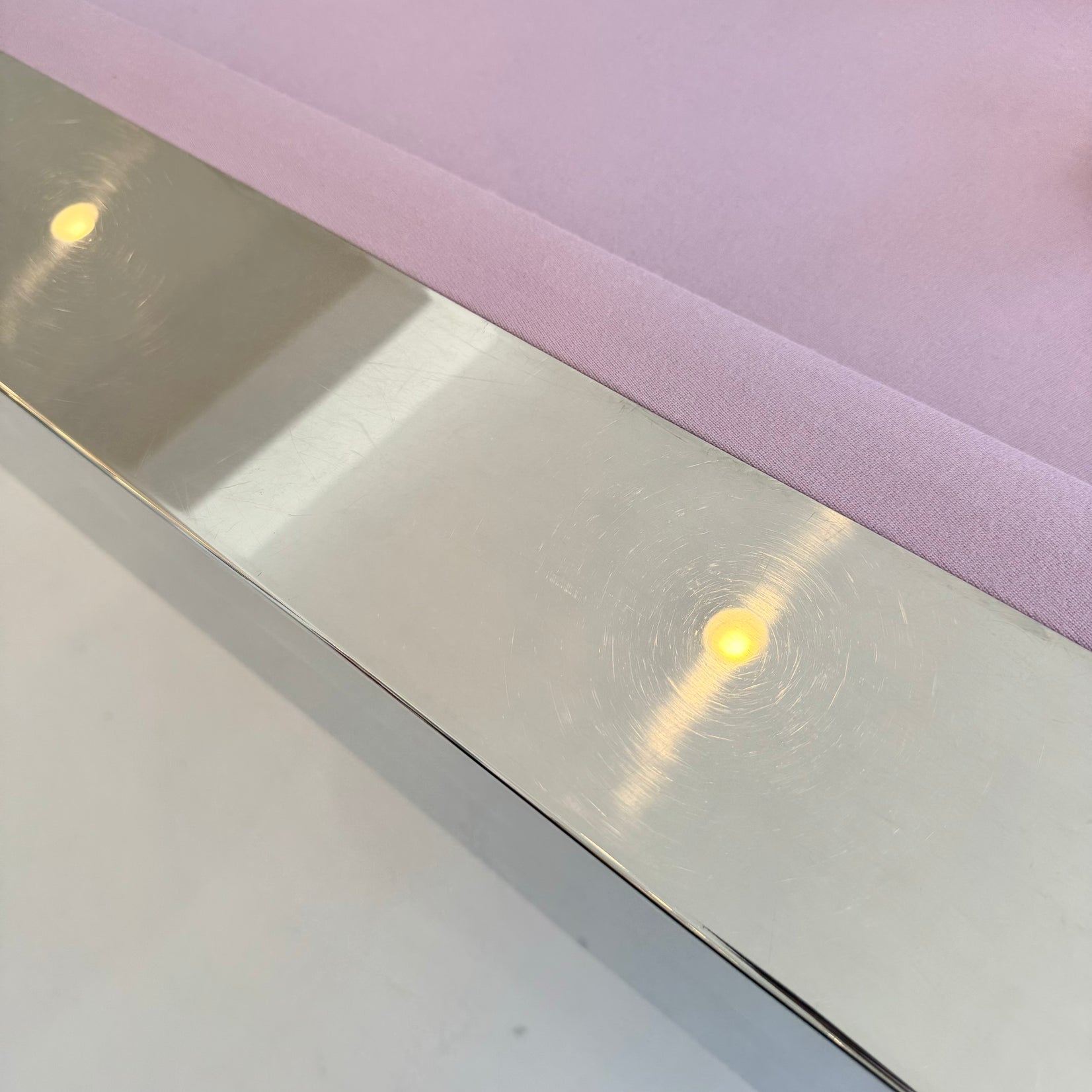 Custom Polished Chrome Pool Table by Merit