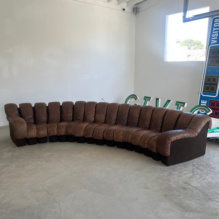 De Sede DS-600 Non-Stop Sofa with 16 Elements