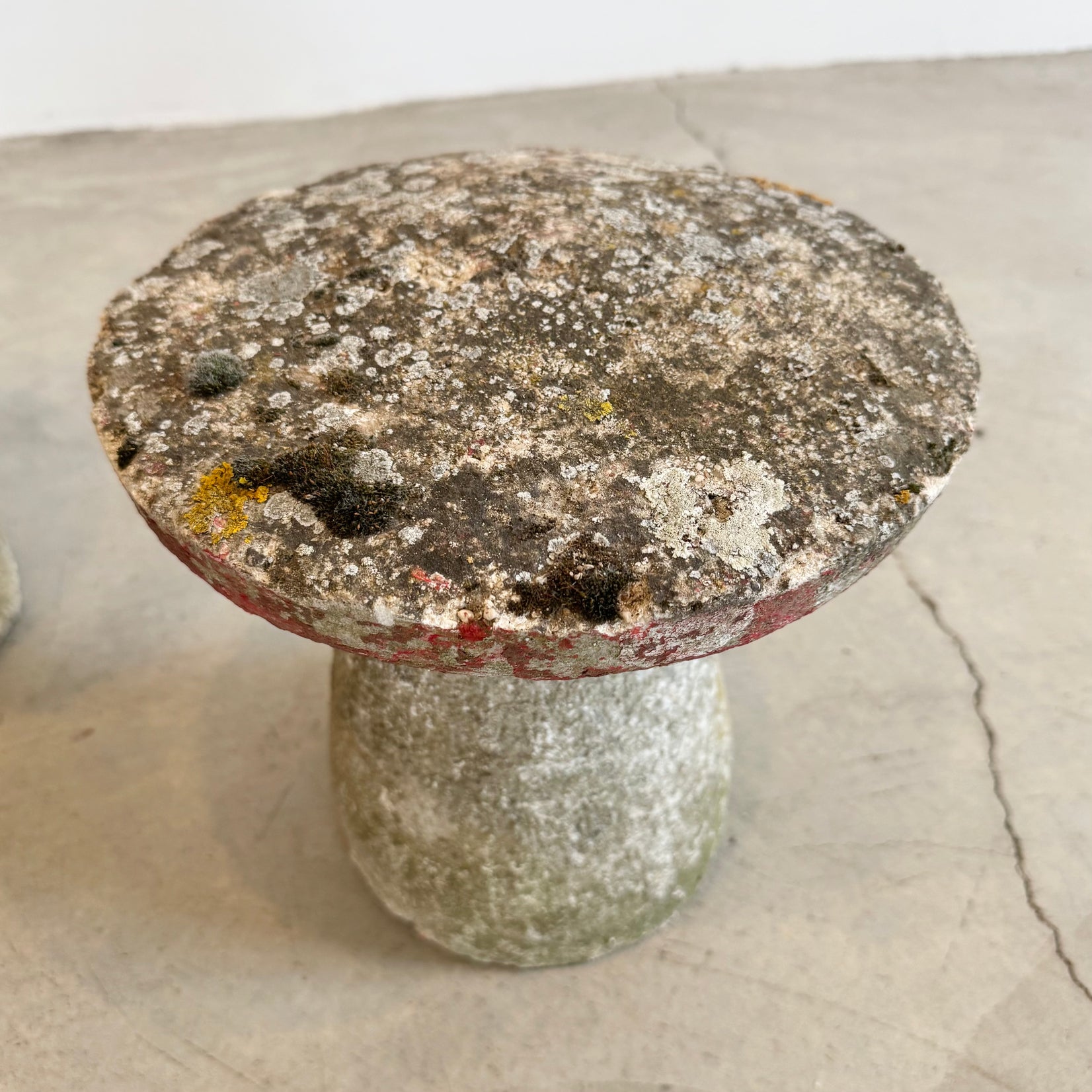 Pair of Sculptural Concrete Mushrooms, 1950's France