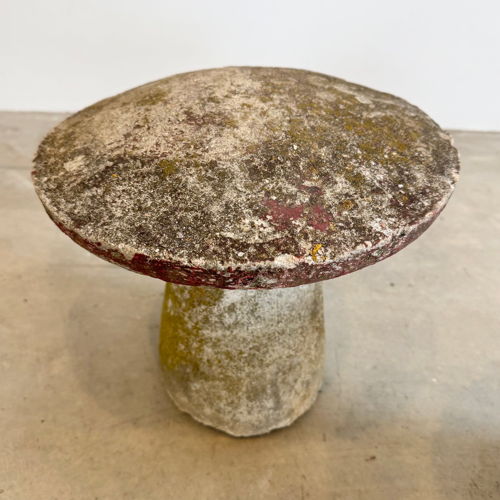 Pair of Sculptural Concrete Mushrooms, 1950's France