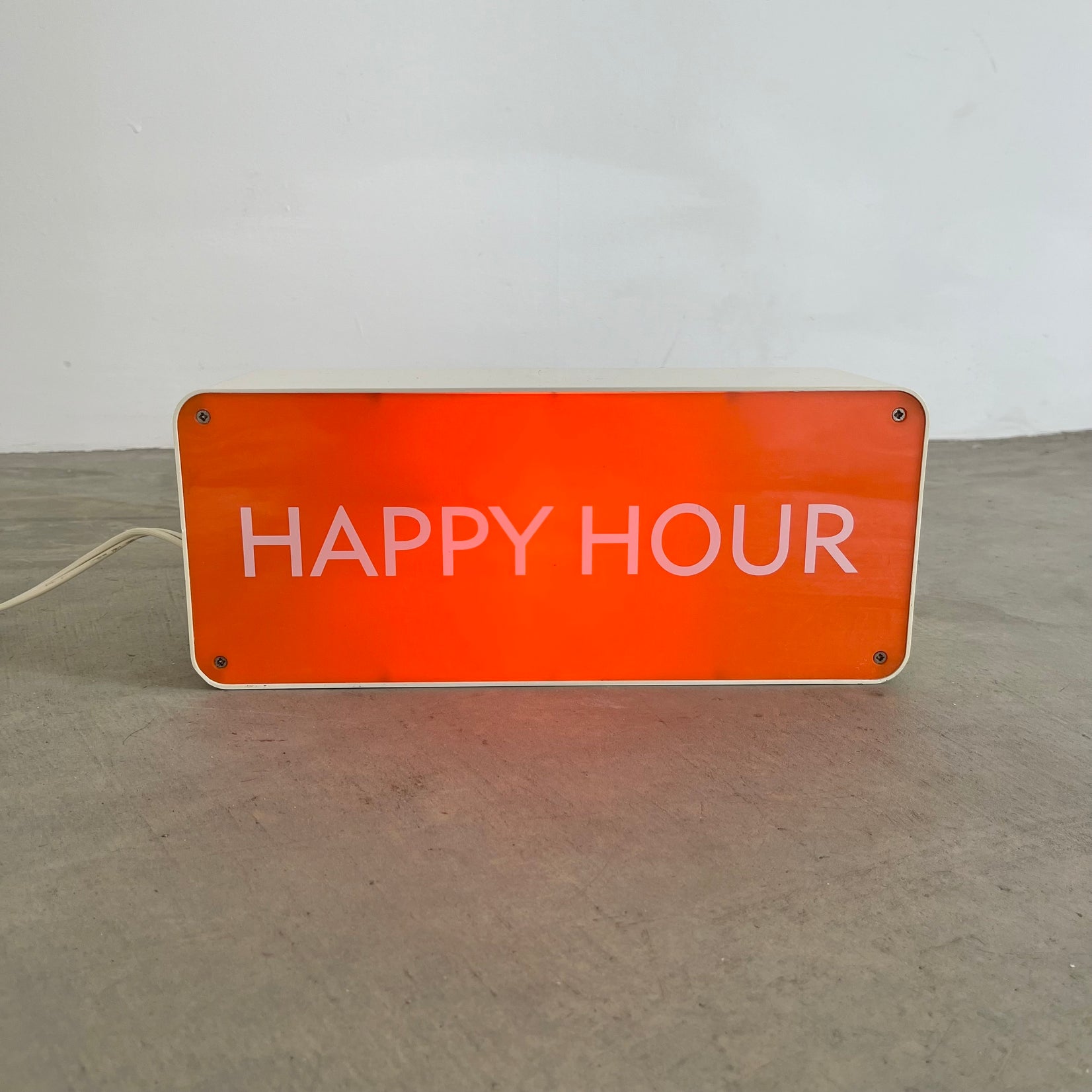 "Happy Hour" and "Last Call" Illuminated Sign