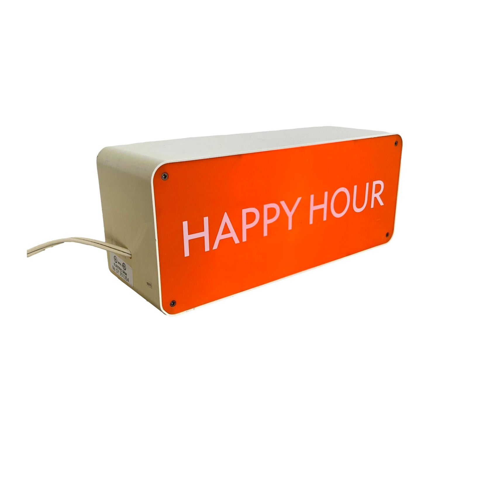 "Happy Hour" and "Last Call" Illuminated Sign
