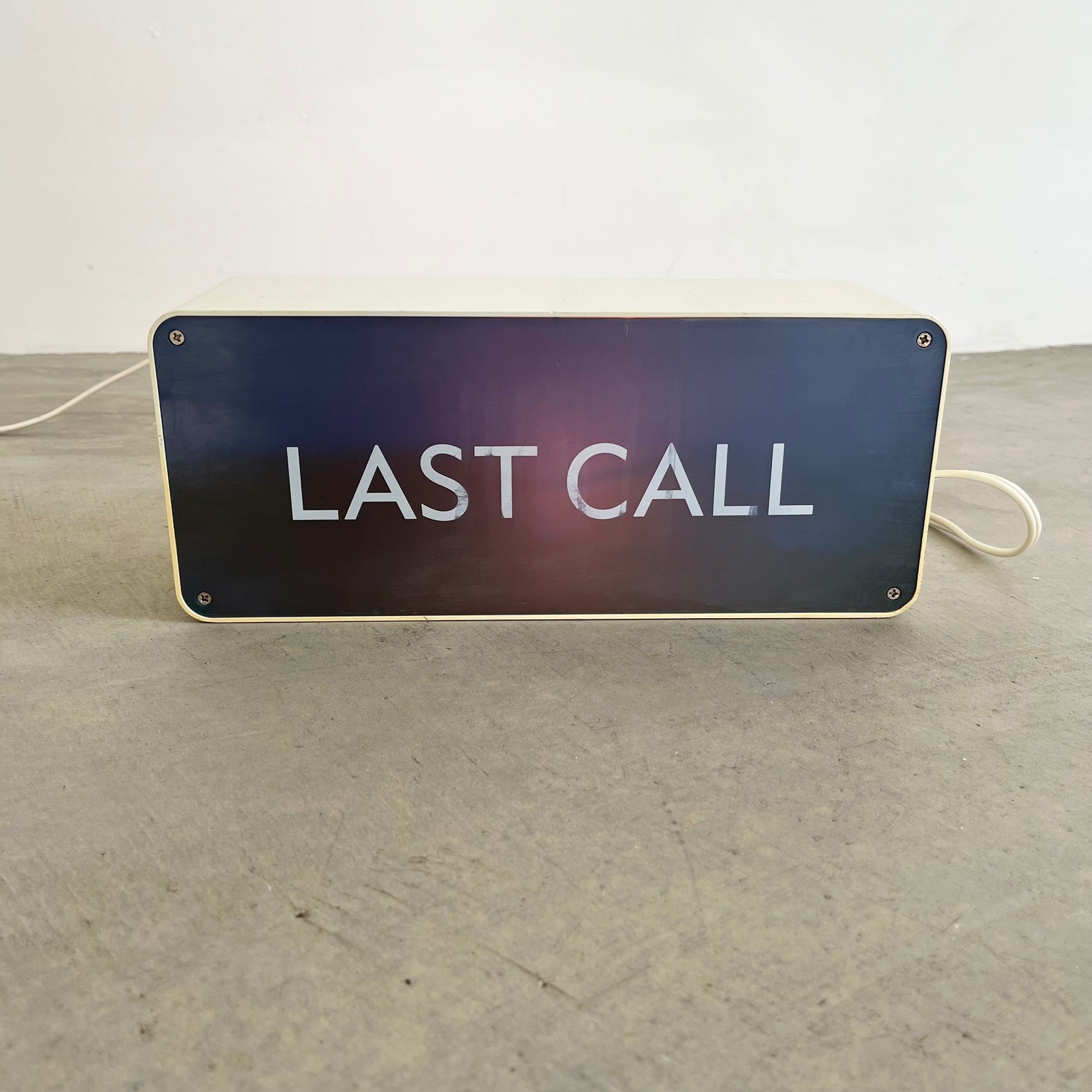 "Happy Hour" and "Last Call" Illuminated Sign