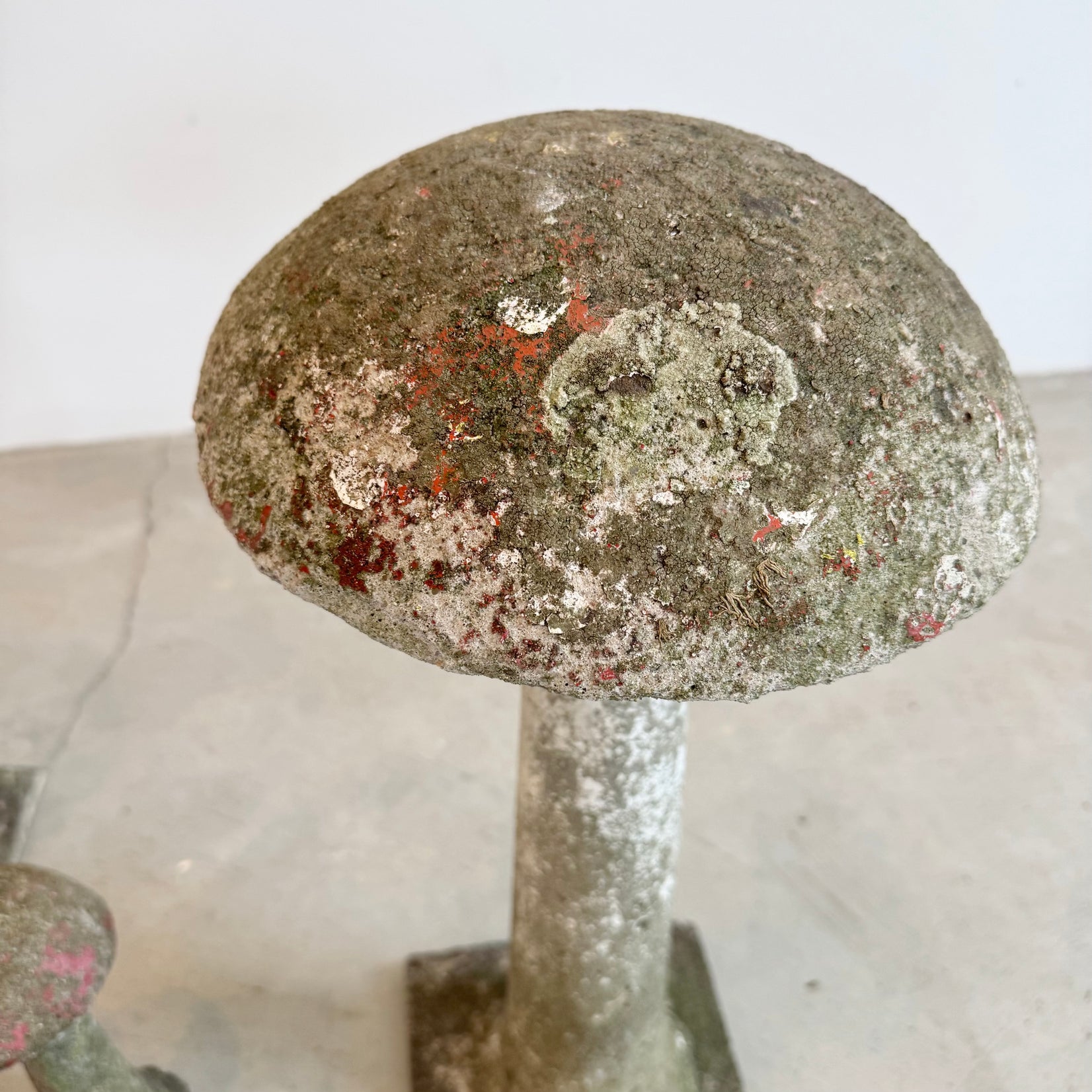 Set of 10 Concrete Mushrooms