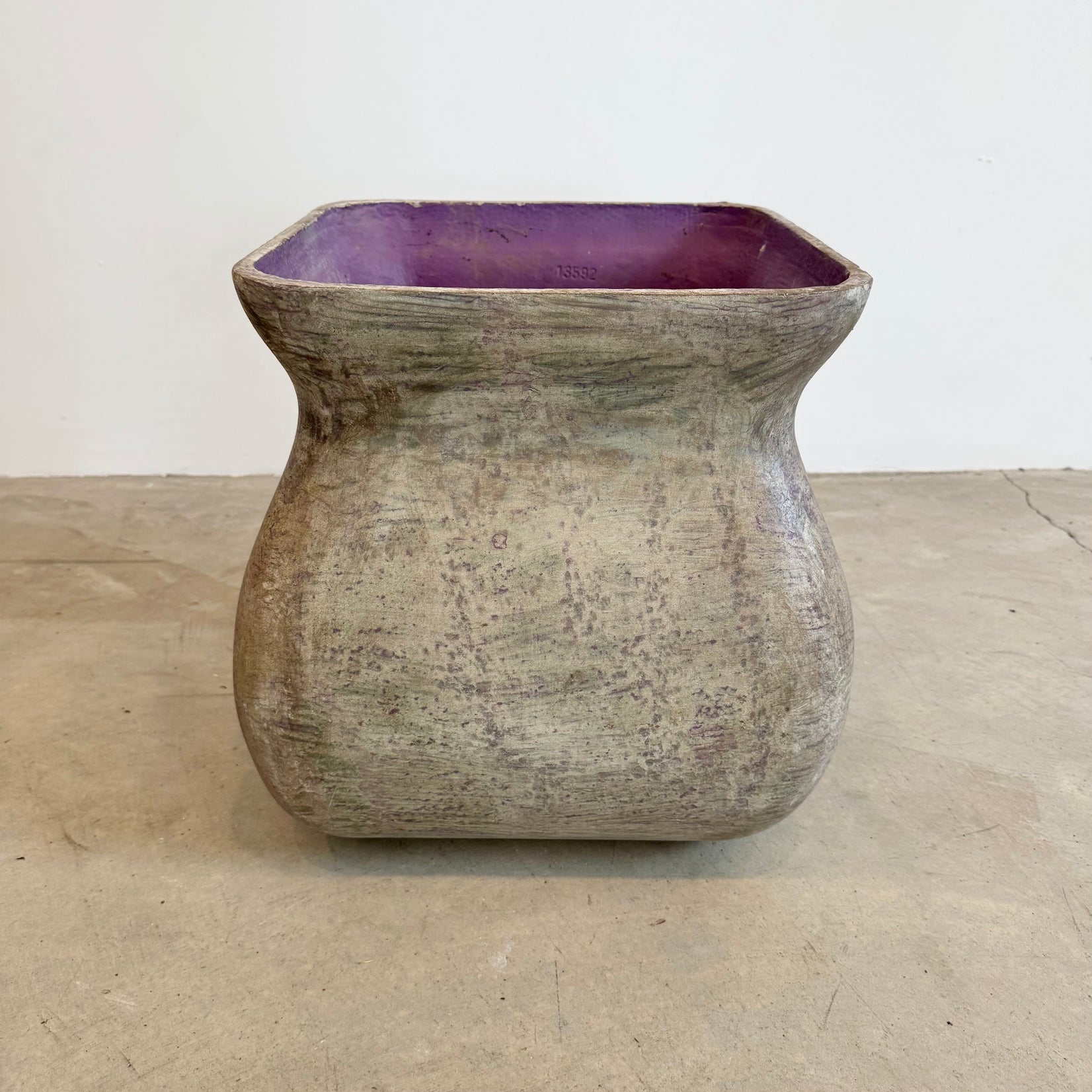 Willy Guhl Concrete Urn Planter, 1960's