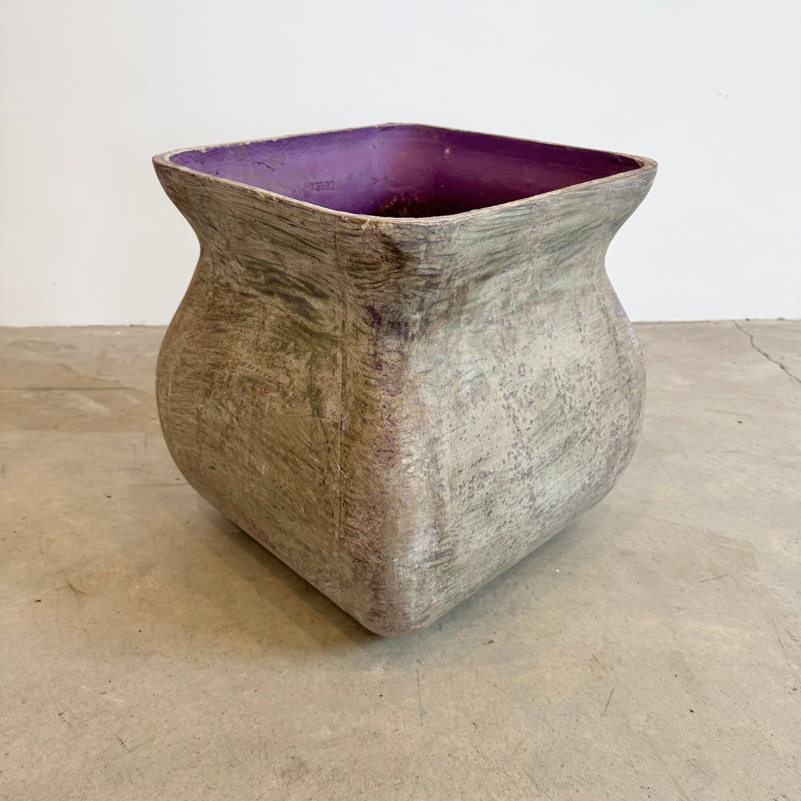 Willy Guhl Concrete Urn Planter, 1960's