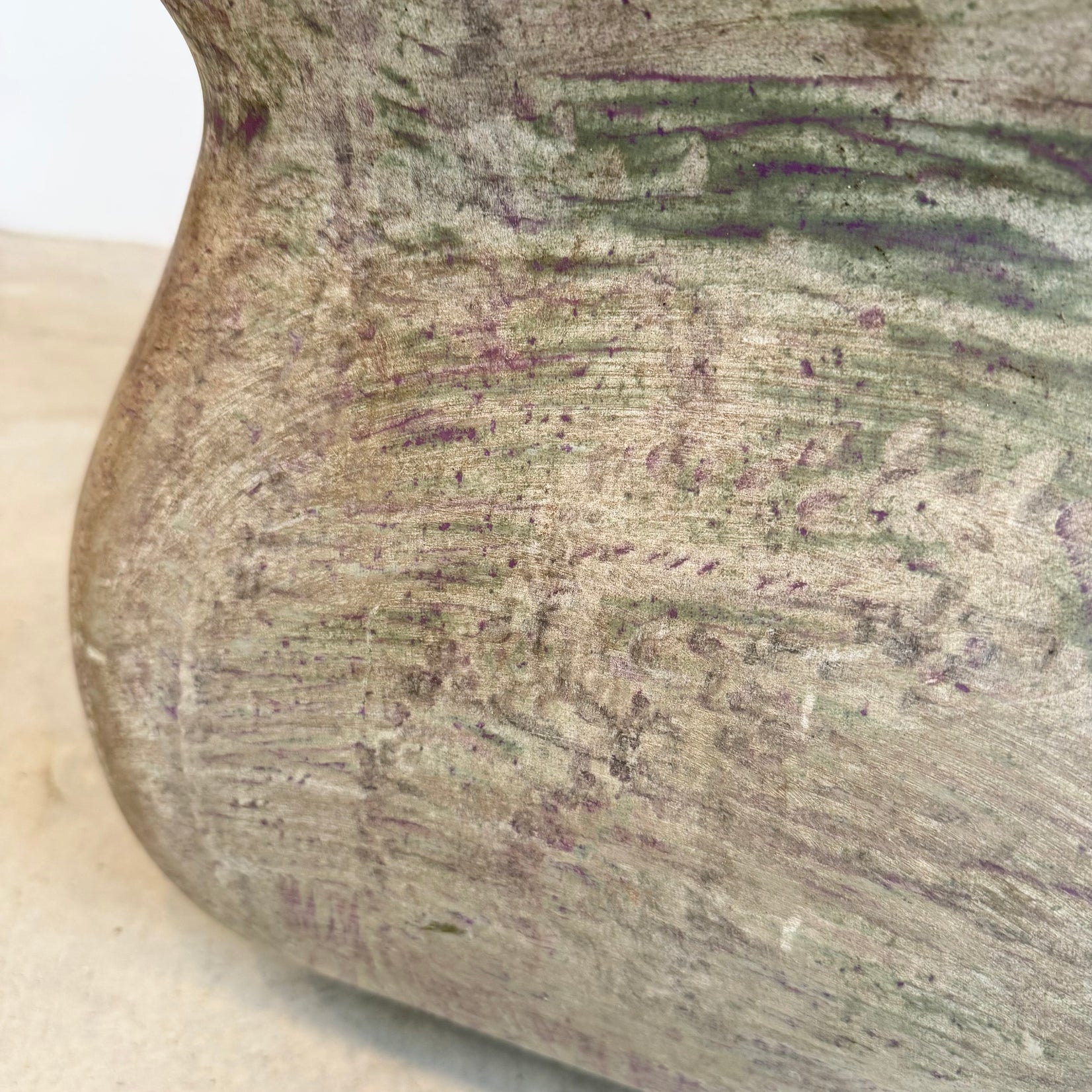 Willy Guhl Concrete Urn Planter, 1960's