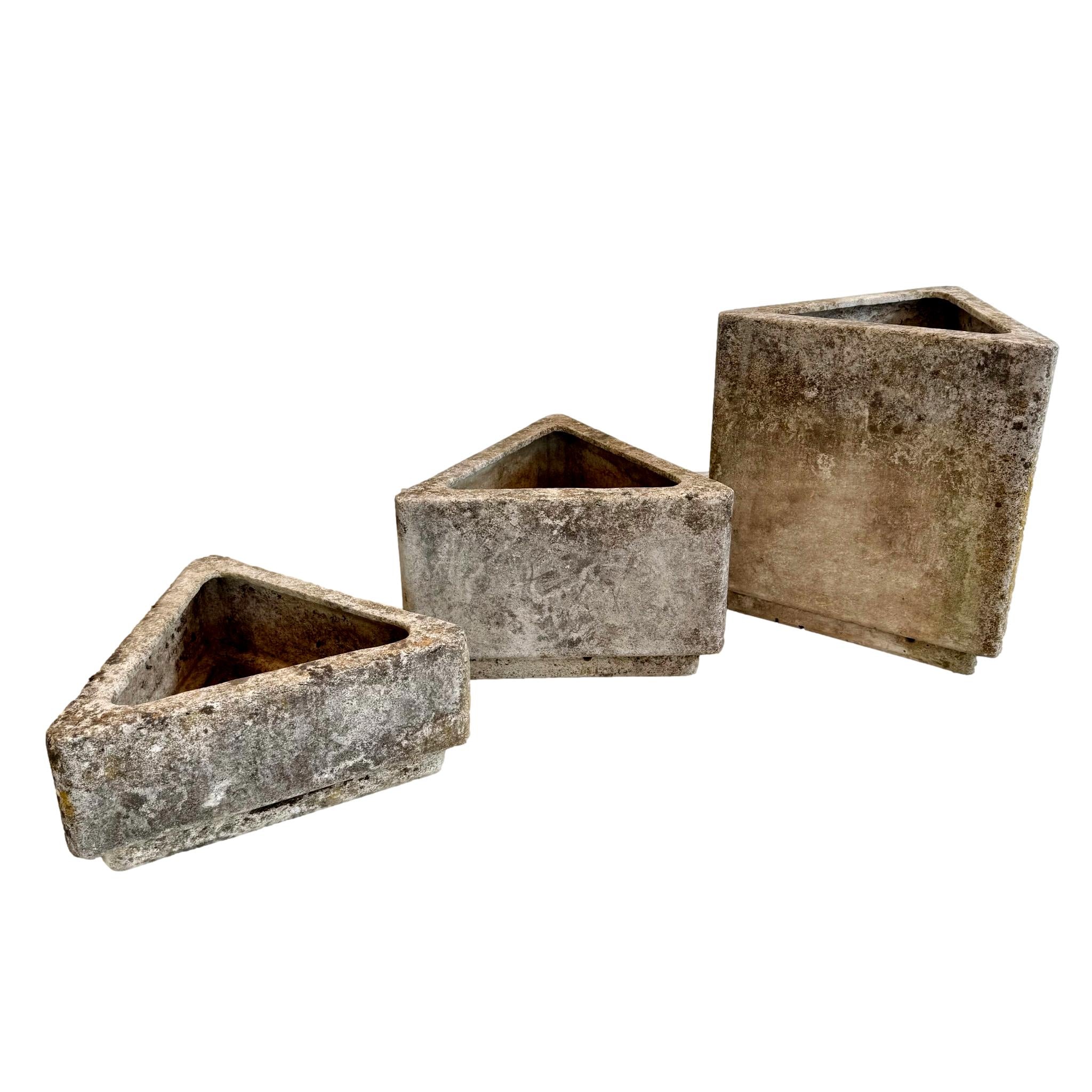 Set of 3 Triangular Planters