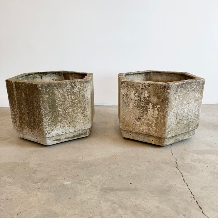 Hexagonal Planters by Willy Guhl, 1960s Switzerland