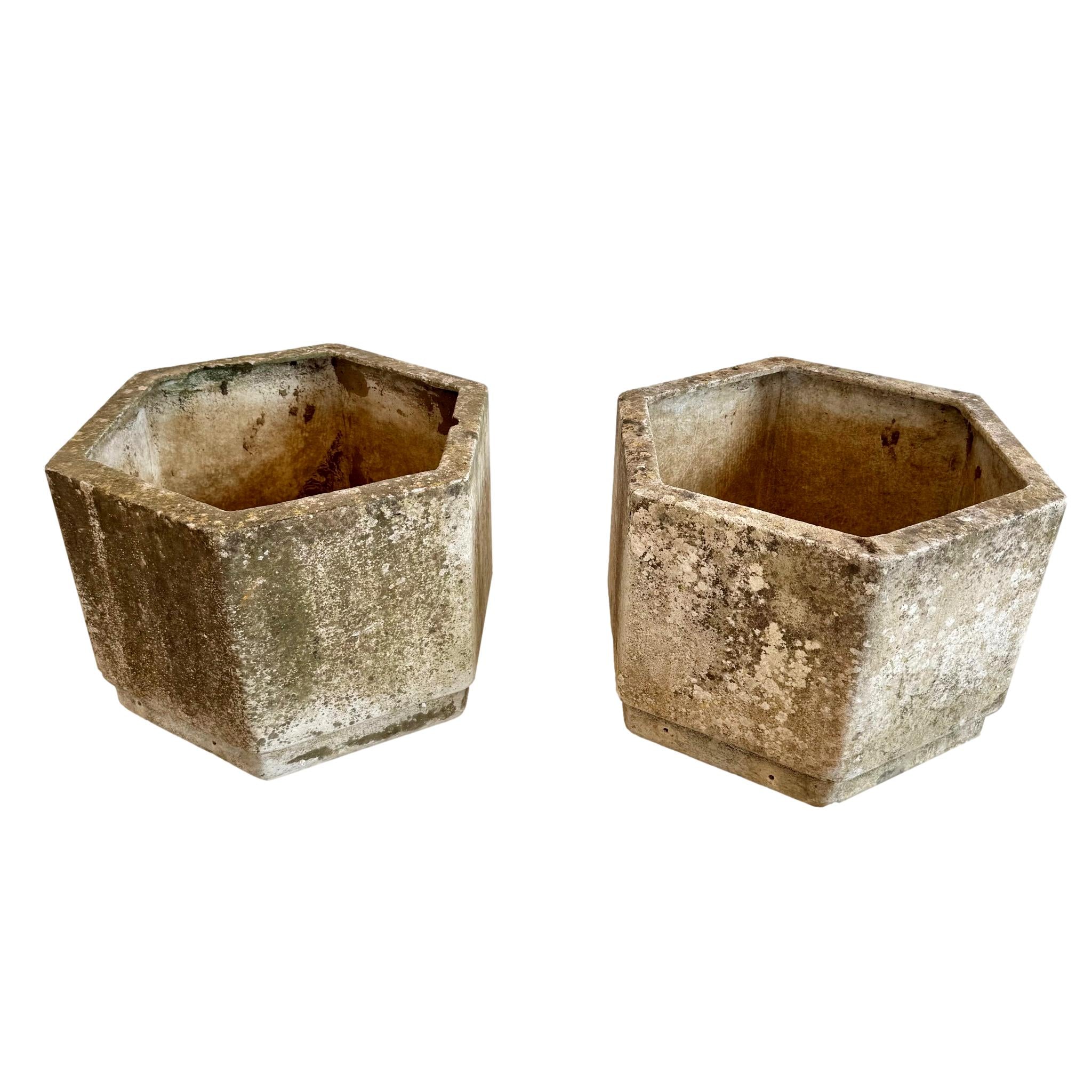 Hexagonal Planters by Willy Guhl, 1960s Switzerland