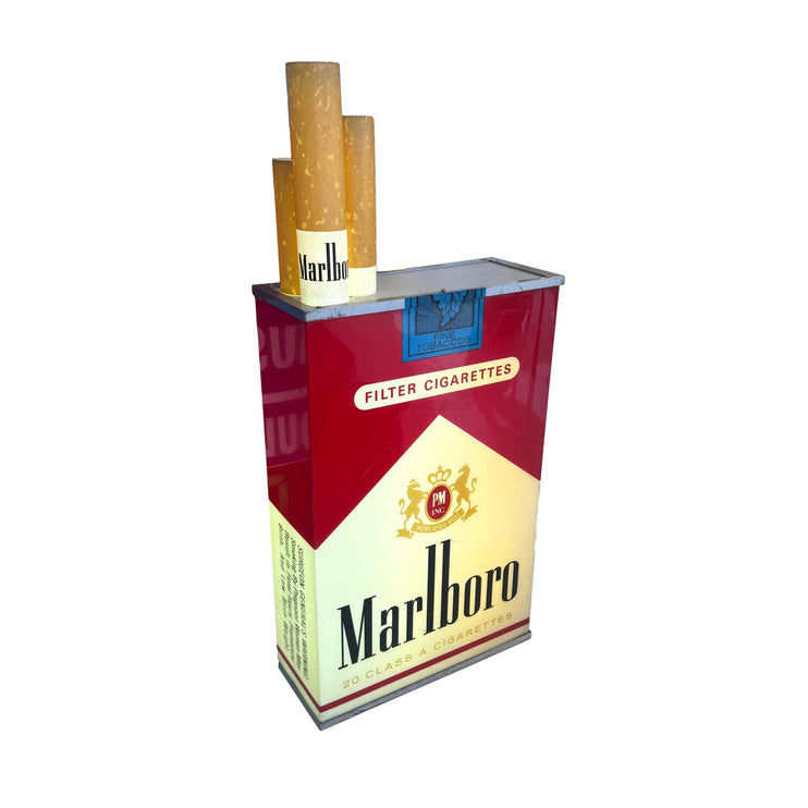 Double Sided Vintage Marlboro Light Up Cigarette Pack