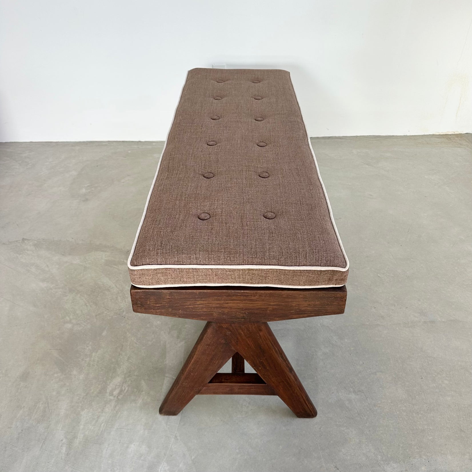 Pierre Jeanneret A Leg Bench